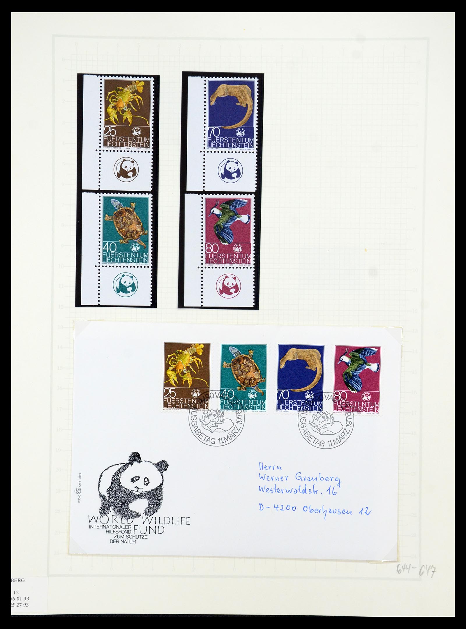 35586 071 - Stamp Collection 35586 Liechtenstein 1912-2021!