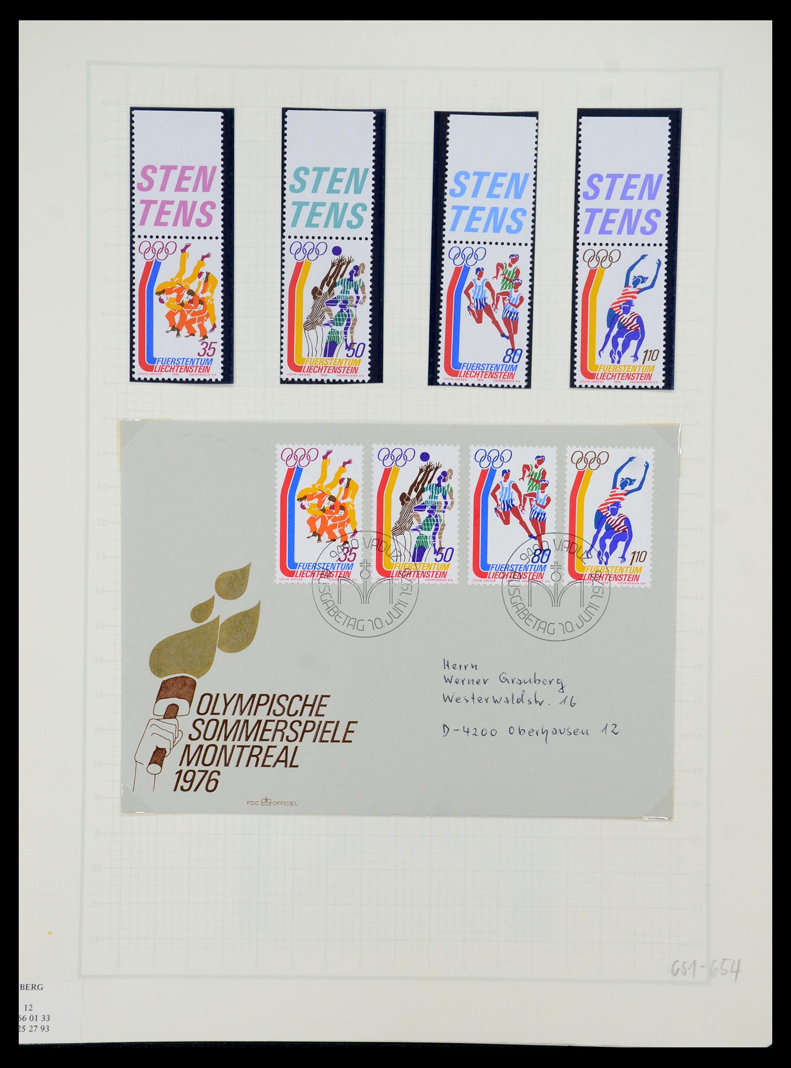 35586 075 - Stamp Collection 35586 Liechtenstein 1912-2021!