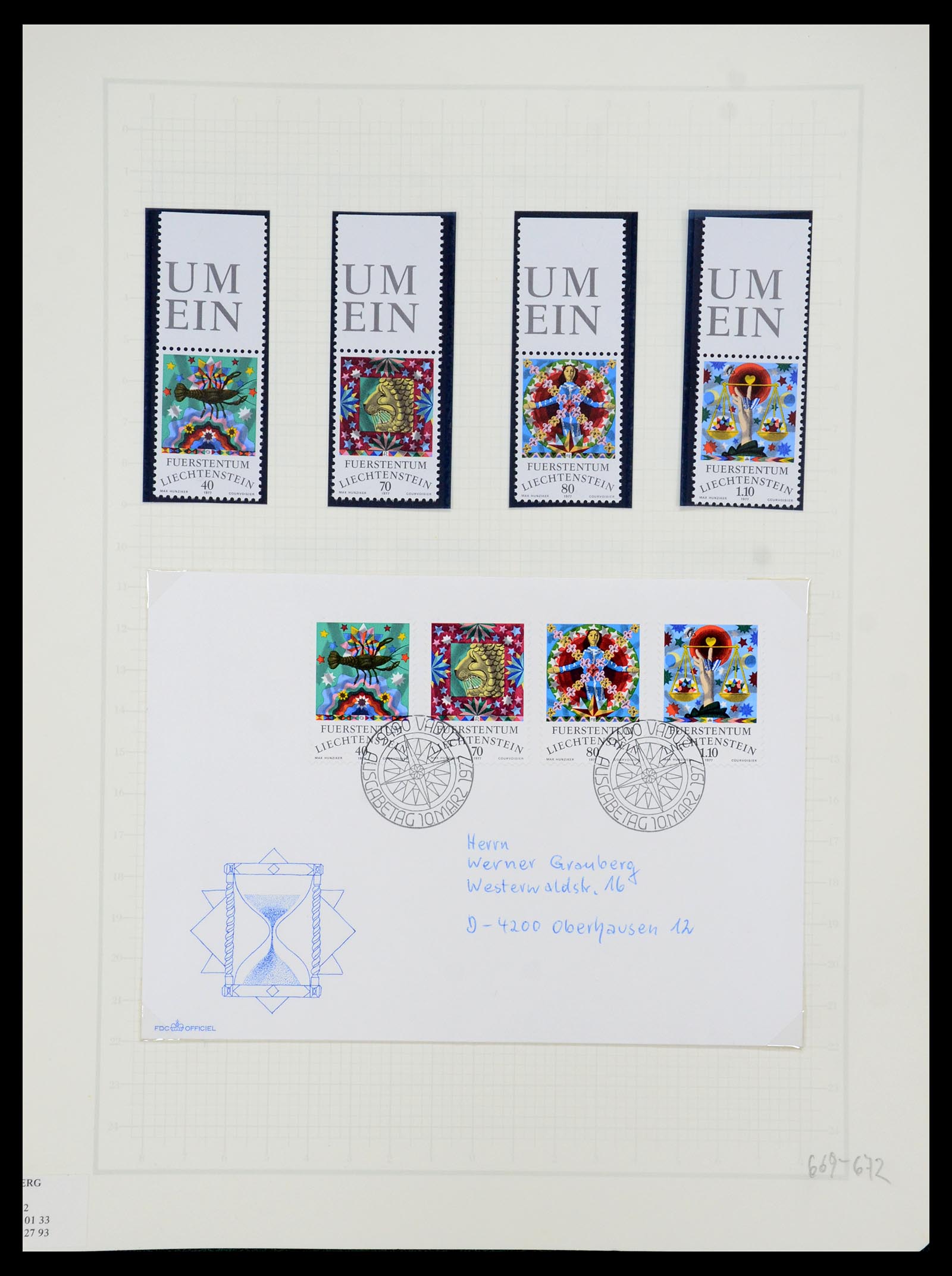 35586 083 - Stamp Collection 35586 Liechtenstein 1912-2021!