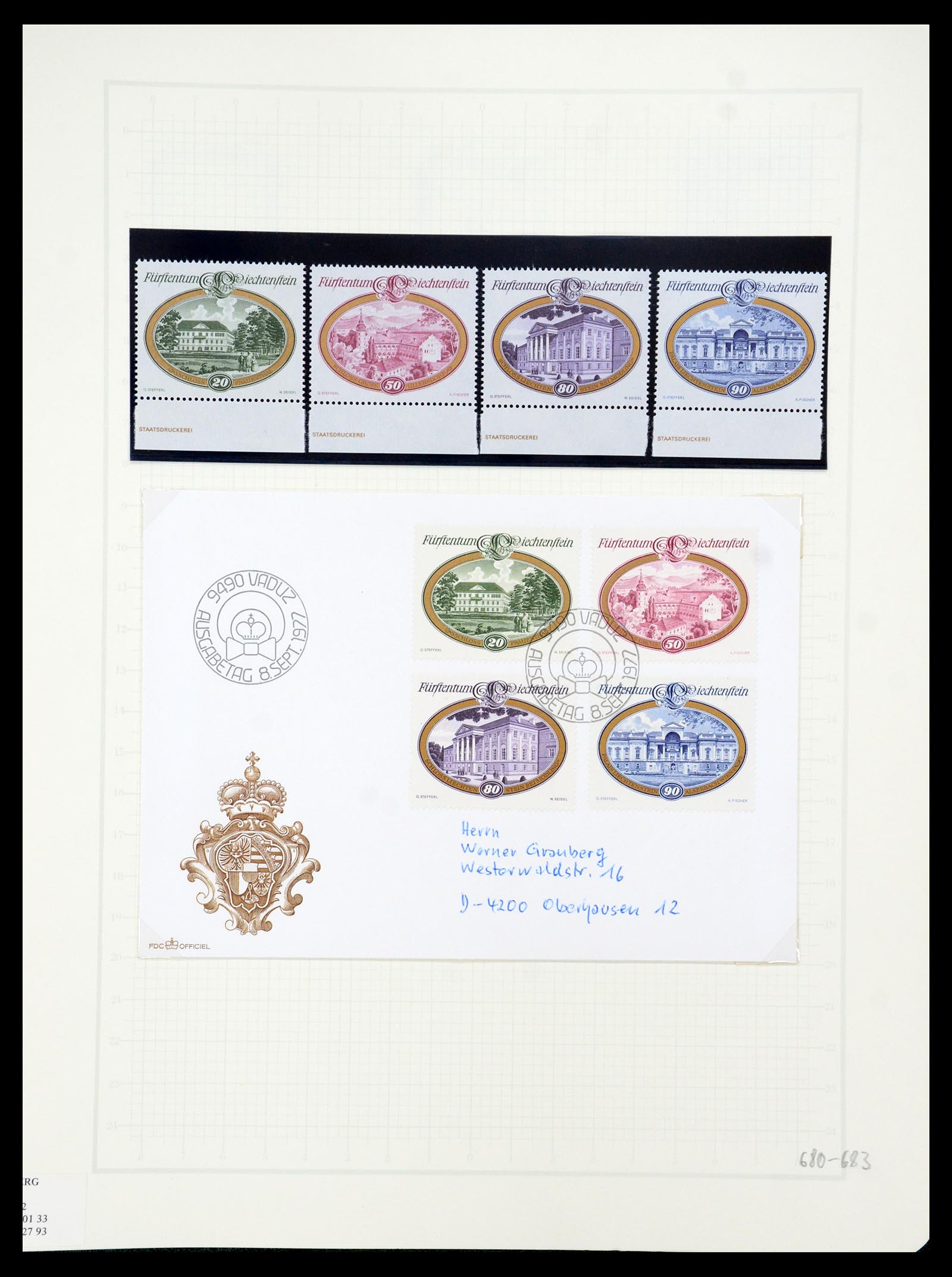 35586 086 - Stamp Collection 35586 Liechtenstein 1912-2021!