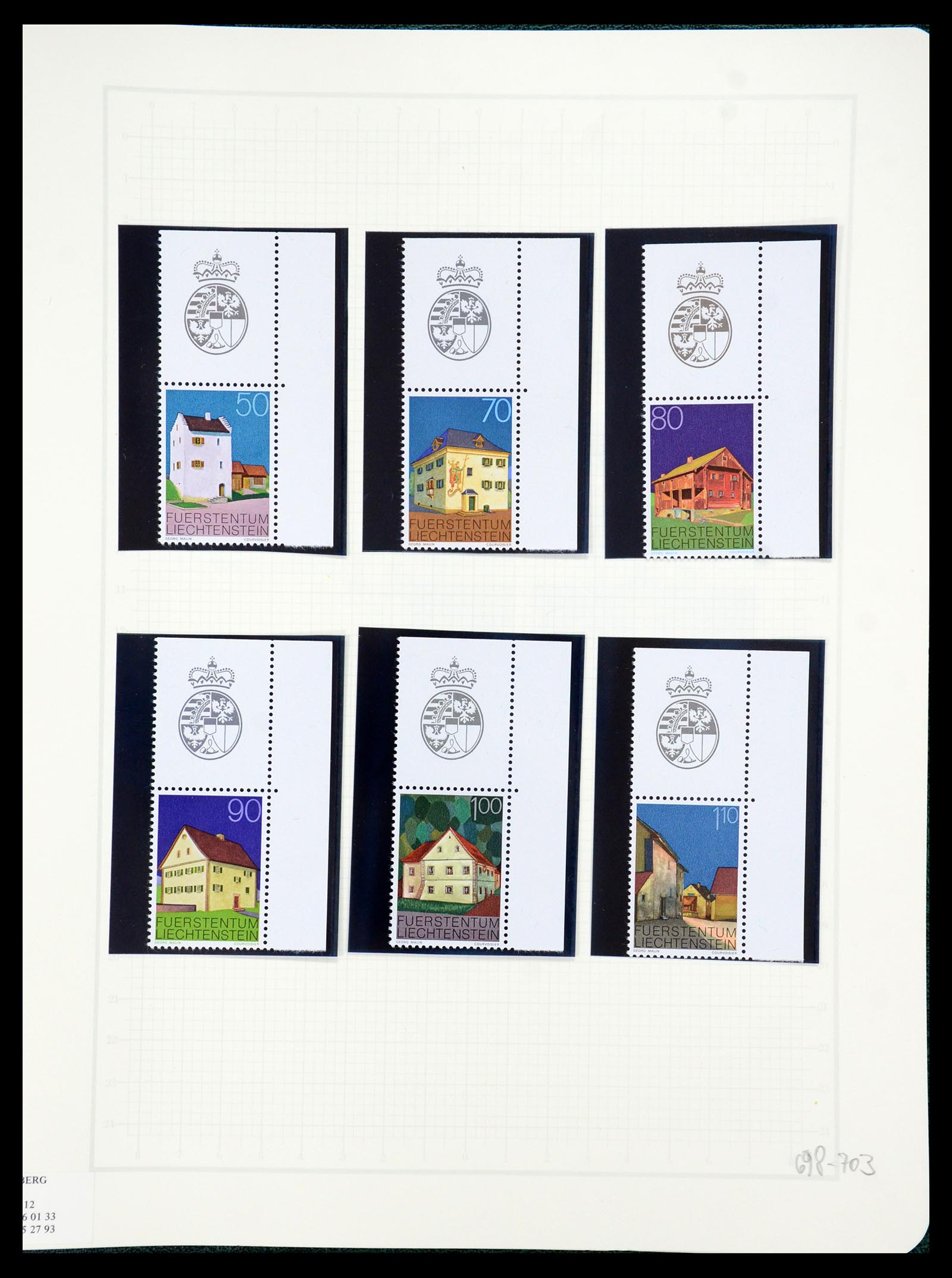 35586 093 - Stamp Collection 35586 Liechtenstein 1912-2021!