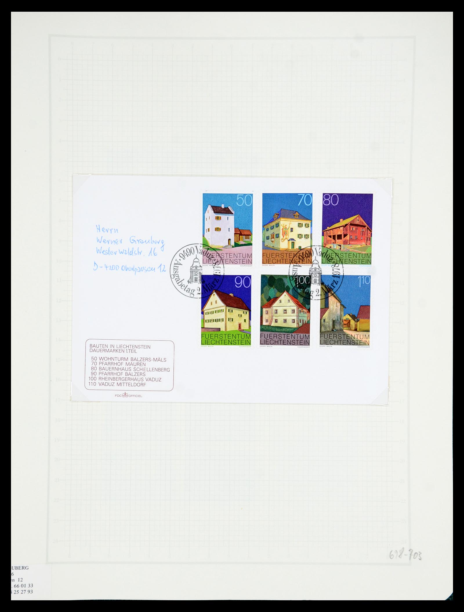 35586 094 - Stamp Collection 35586 Liechtenstein 1912-2021!