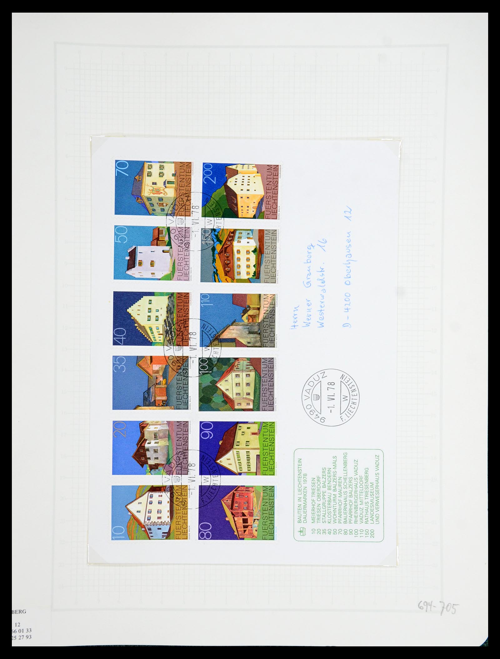 35586 095 - Stamp Collection 35586 Liechtenstein 1912-2021!