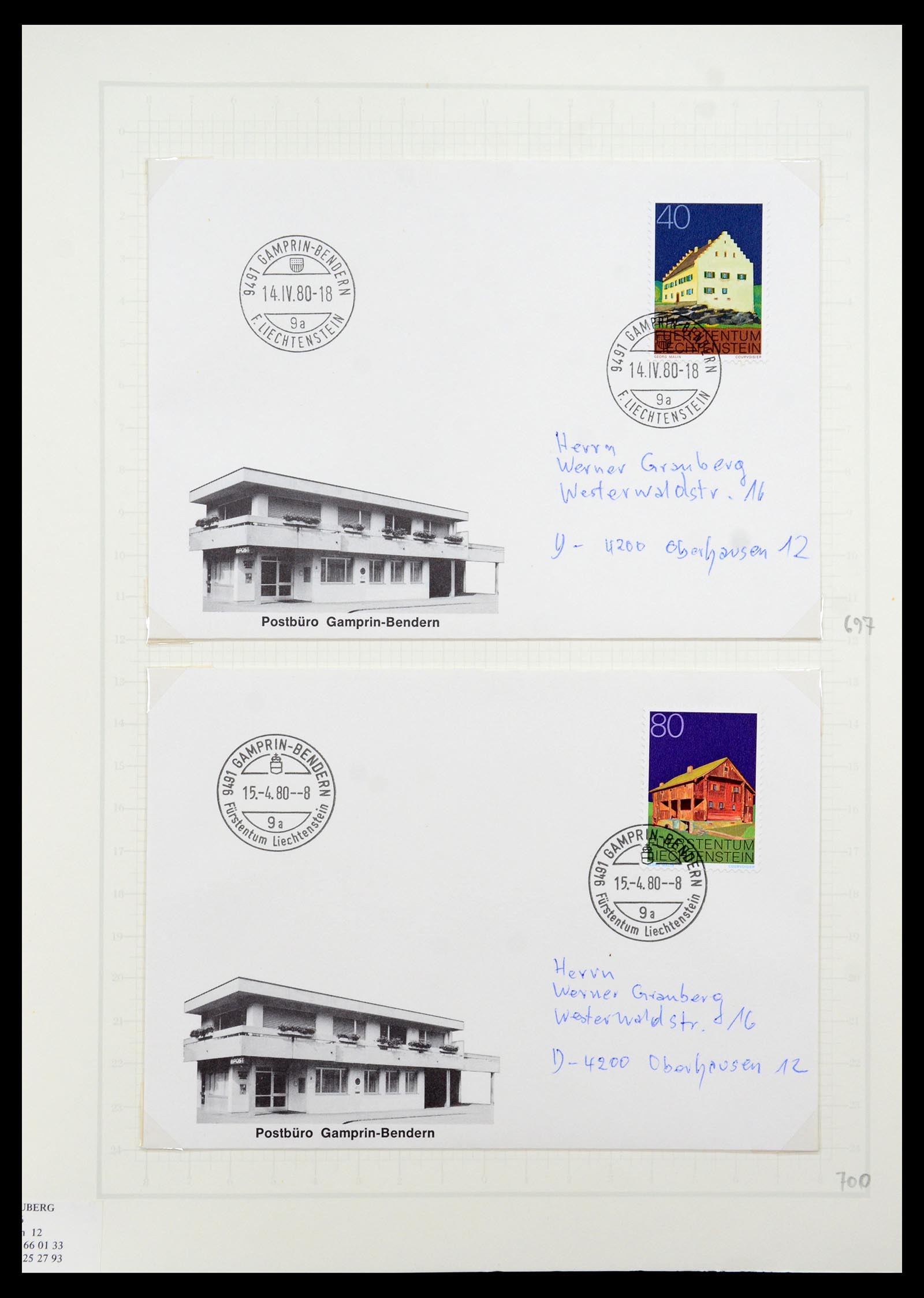 35586 098 - Stamp Collection 35586 Liechtenstein 1912-2021!