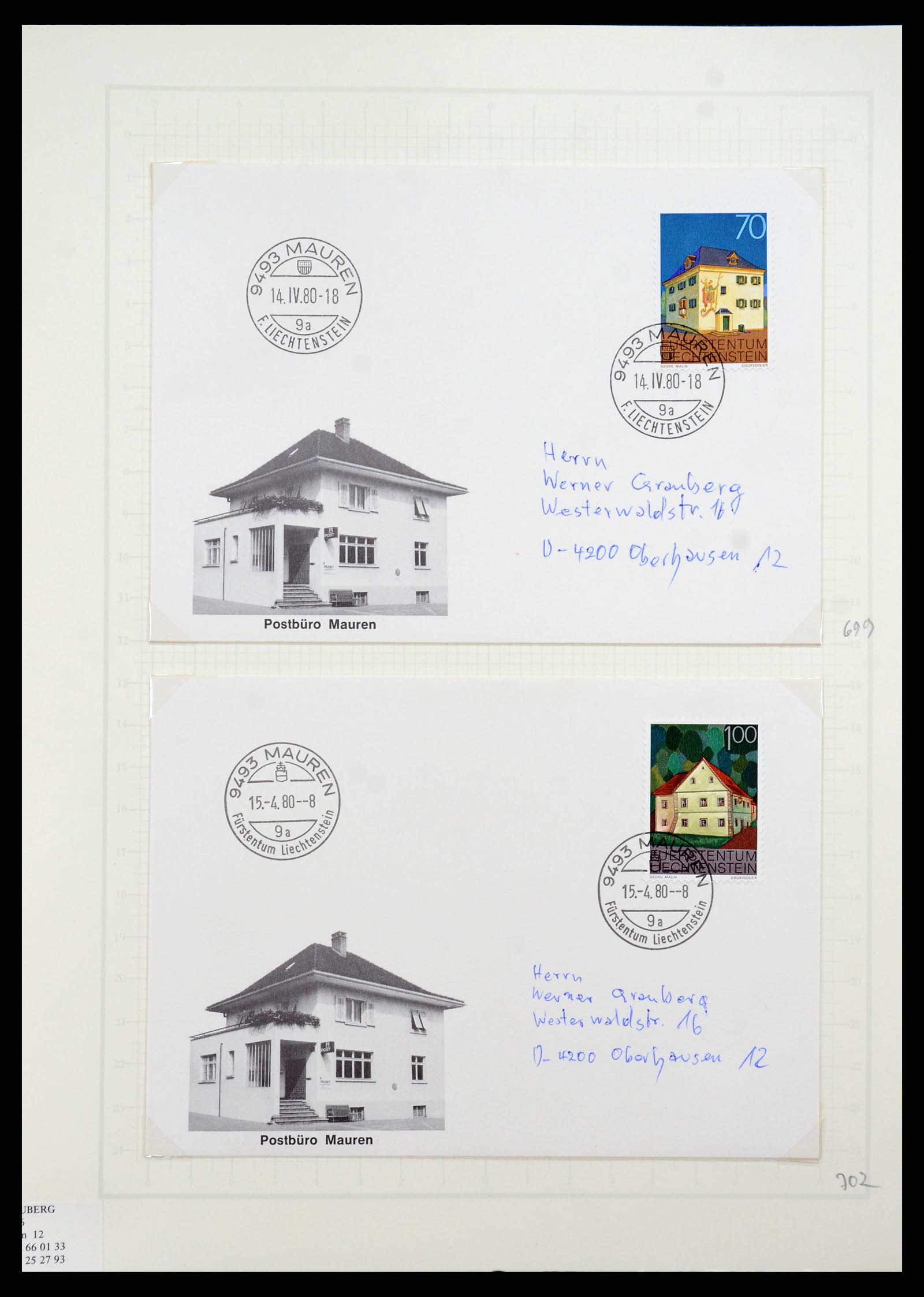 35586 099 - Stamp Collection 35586 Liechtenstein 1912-2021!