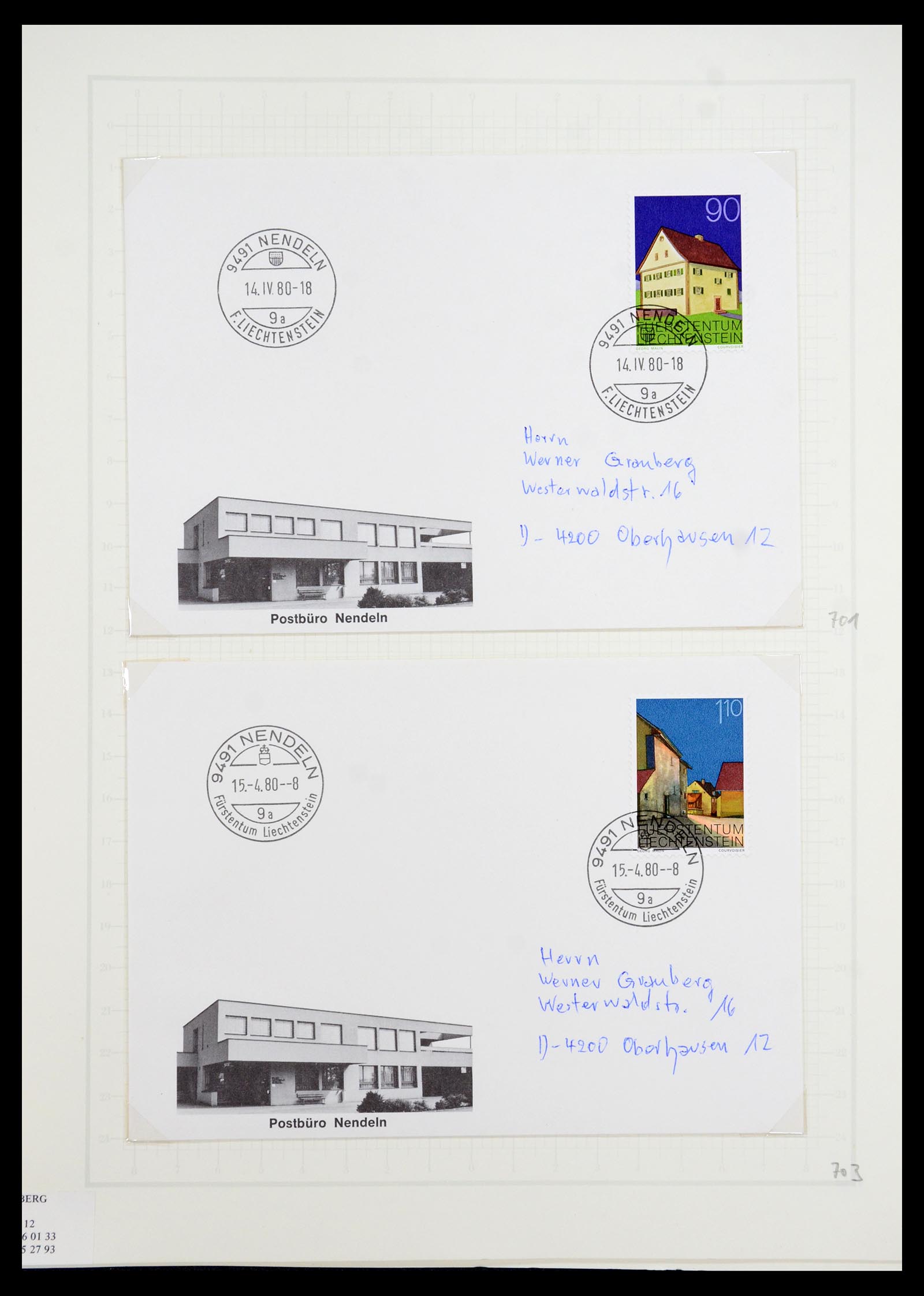35586 100 - Postzegelverzameling 35586 Liechtenstein 1912-2021!