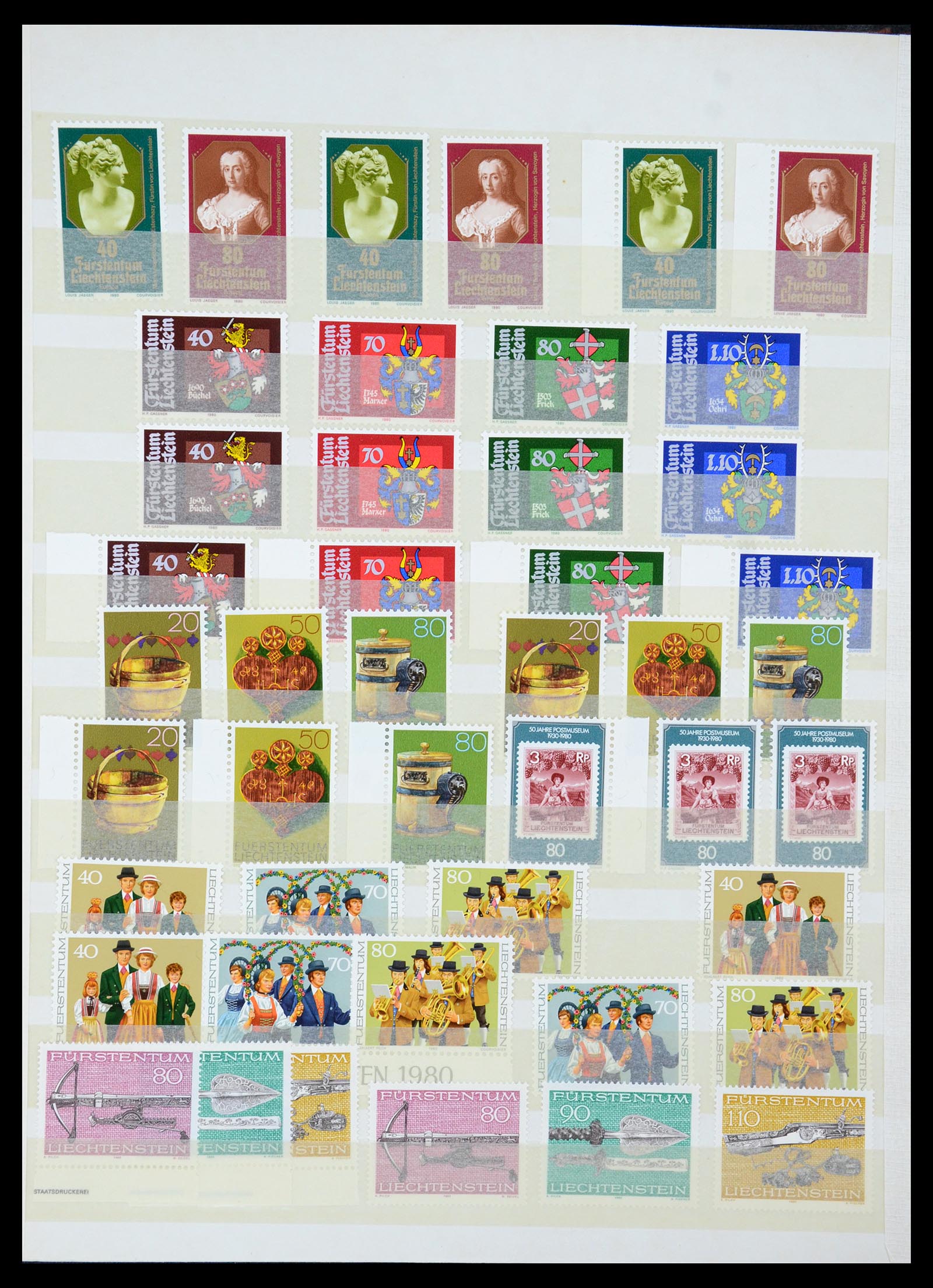 35586 223 - Stamp Collection 35586 Liechtenstein 1912-2021!