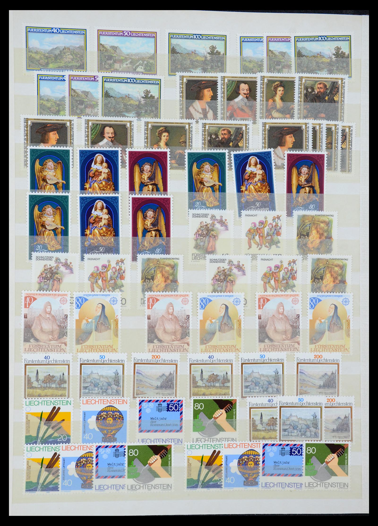 35586 227 - Stamp Collection 35586 Liechtenstein 1912-2021!