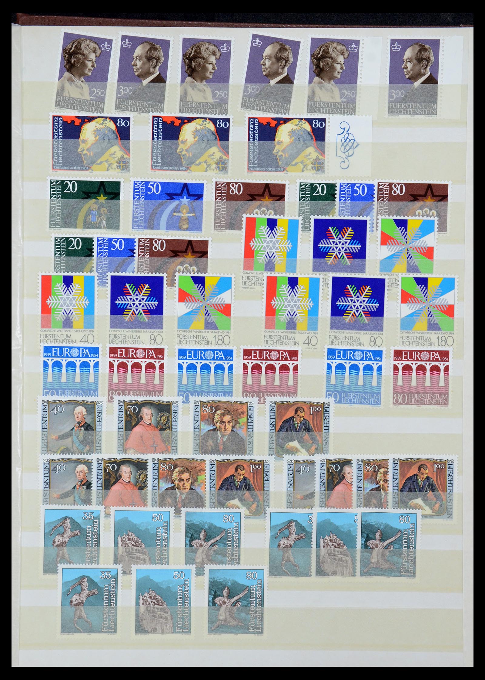35586 228 - Stamp Collection 35586 Liechtenstein 1912-2021!