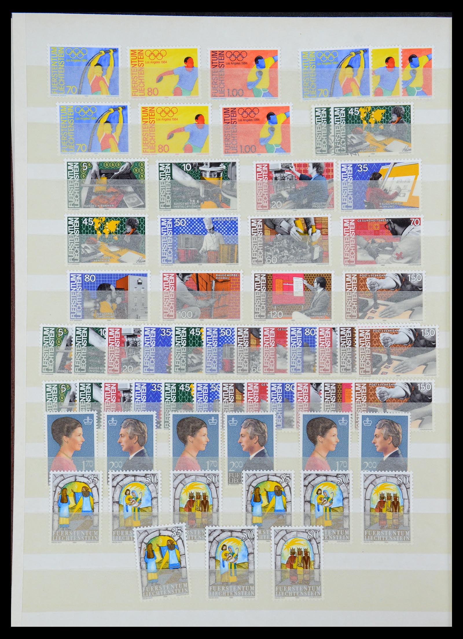 35586 229 - Stamp Collection 35586 Liechtenstein 1912-2021!