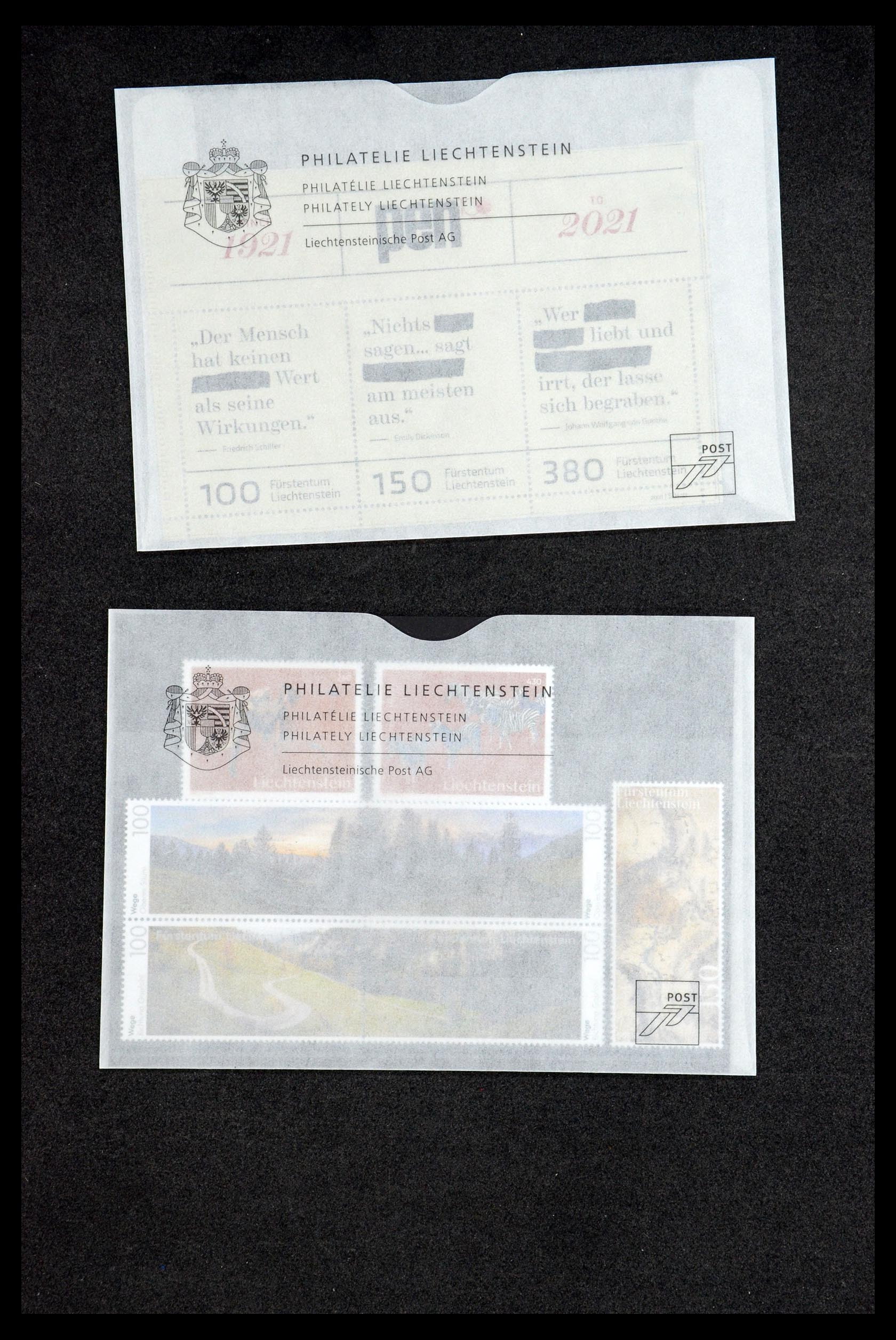 35586 252 - Stamp Collection 35586 Liechtenstein 1912-2021!
