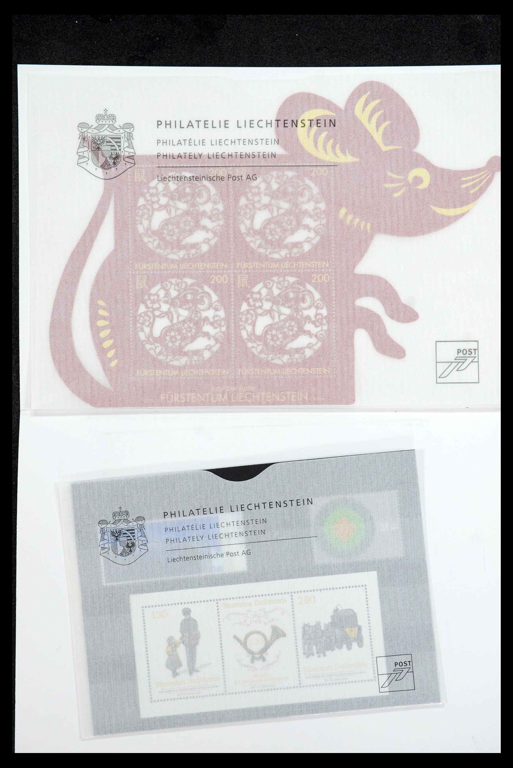 35586 256 - Stamp Collection 35586 Liechtenstein 1912-2021!