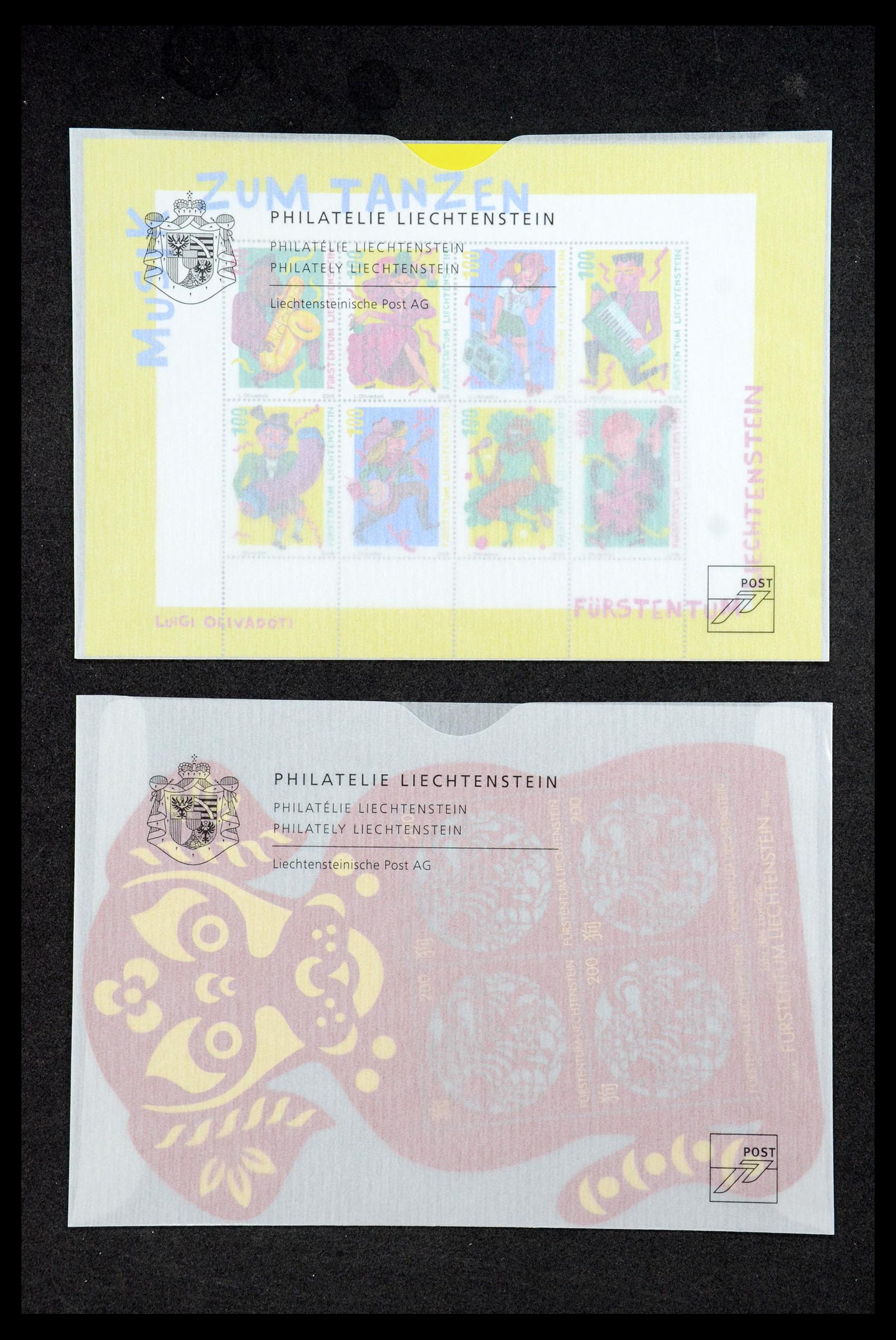 35586 257 - Stamp Collection 35586 Liechtenstein 1912-2021!