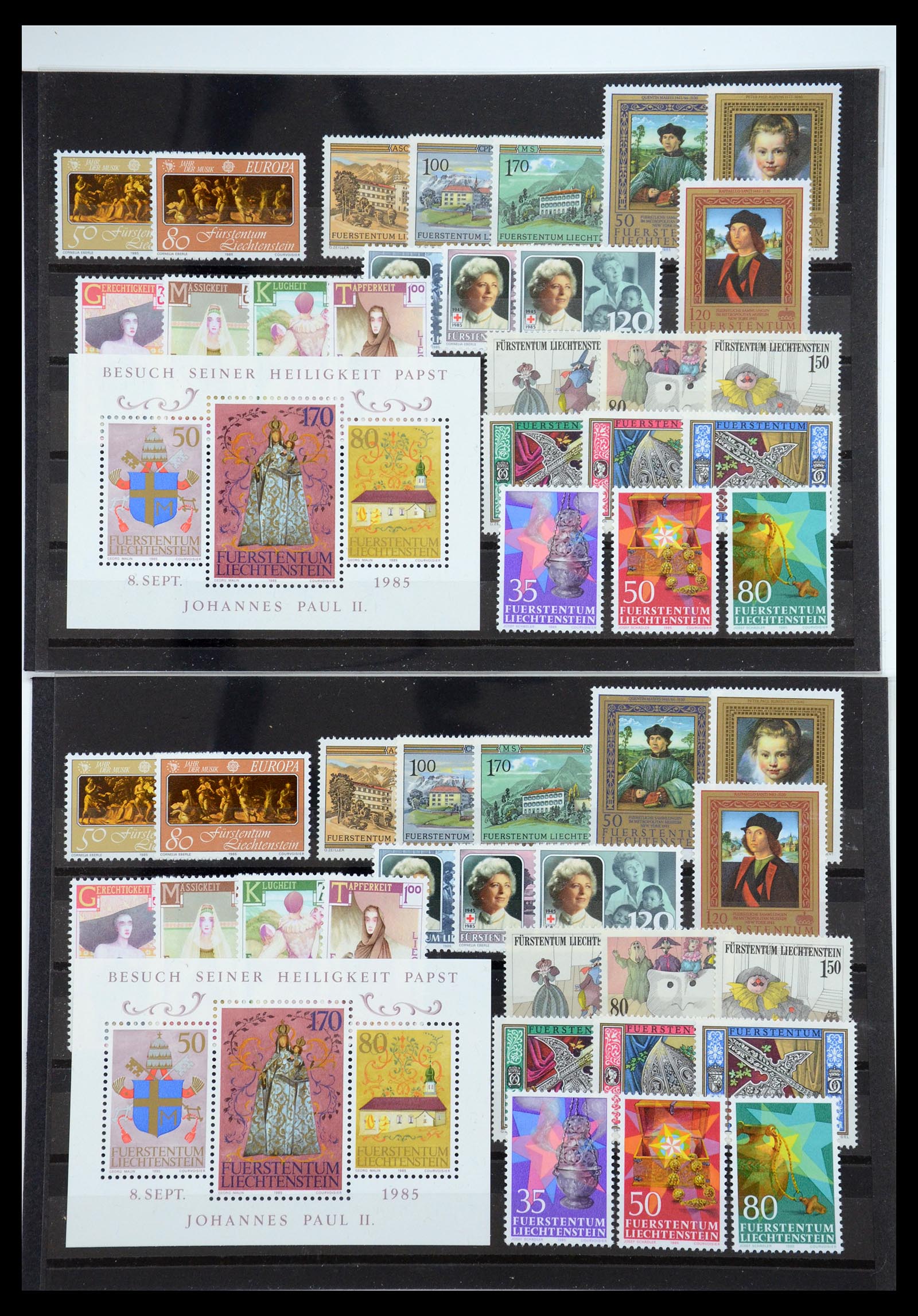 35586 262 - Postzegelverzameling 35586 Liechtenstein 1912-2021!