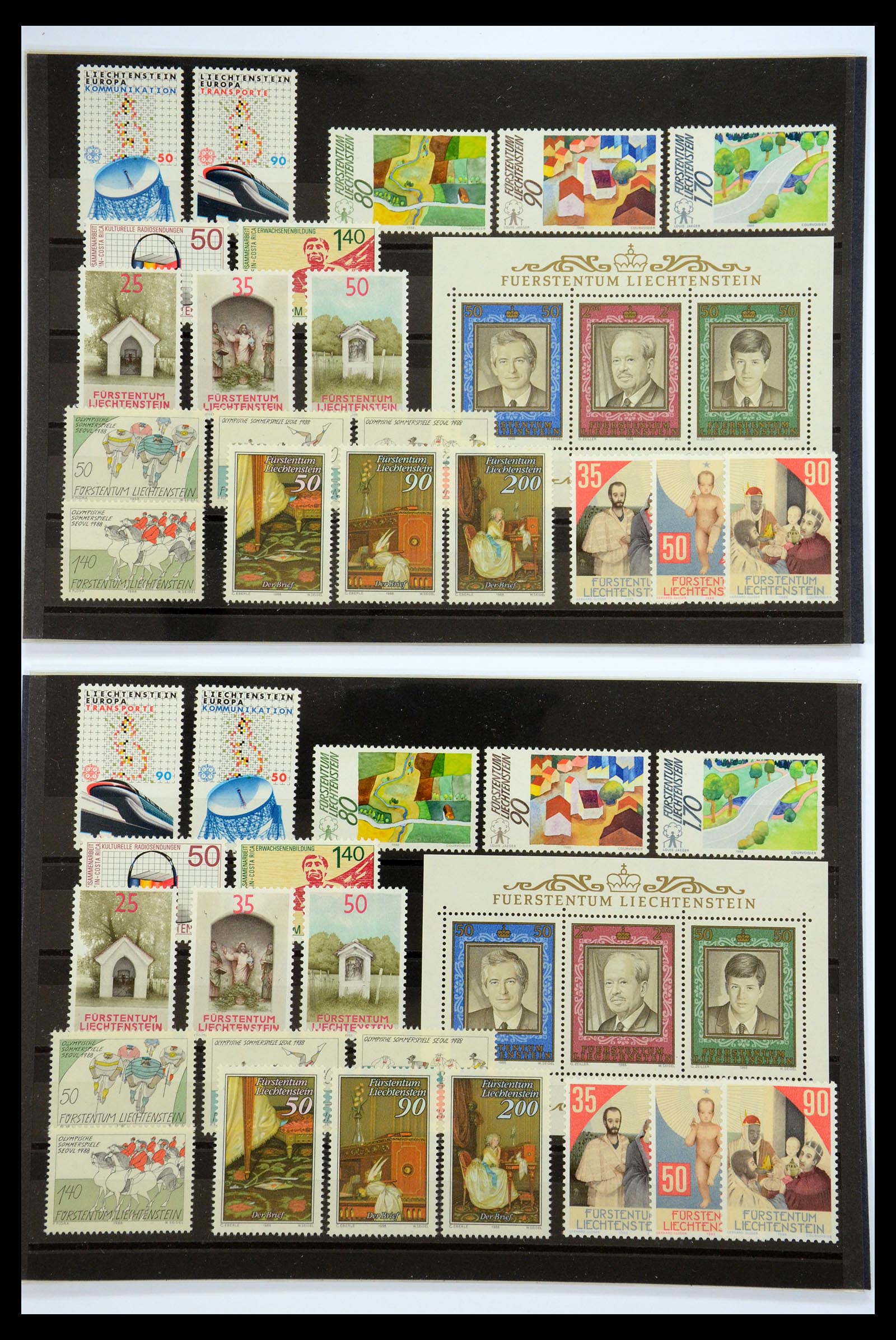 35586 264 - Stamp Collection 35586 Liechtenstein 1912-2021!