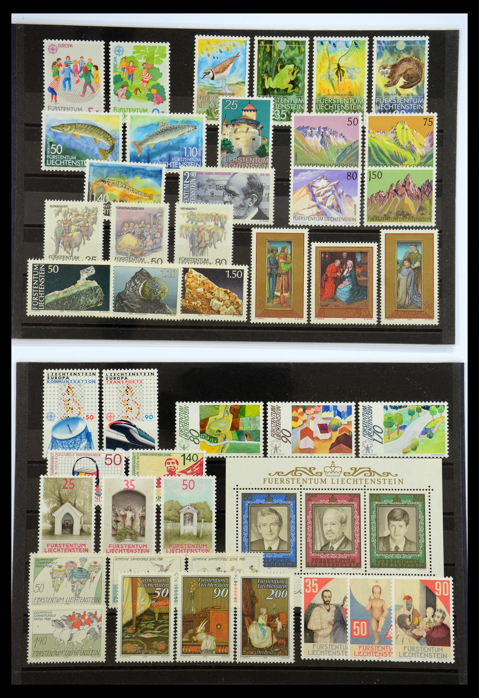 35586 266 - Stamp Collection 35586 Liechtenstein 1912-2021!