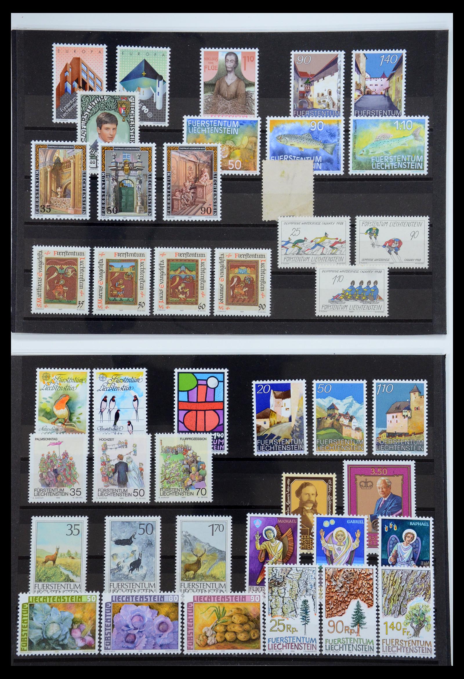 35586 267 - Postzegelverzameling 35586 Liechtenstein 1912-2021!
