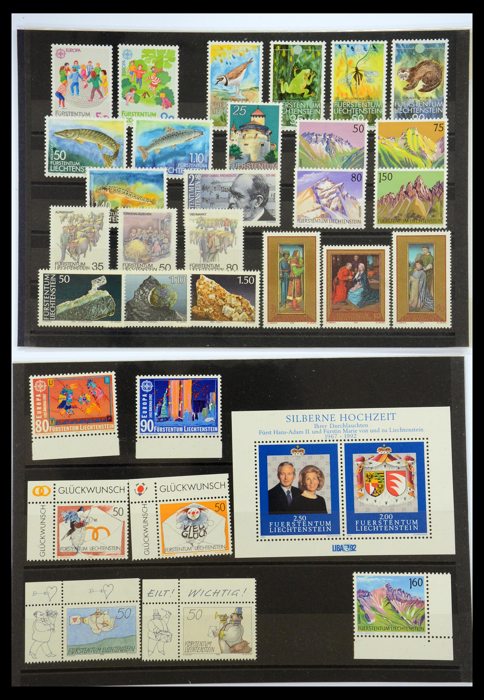35586 270 - Stamp Collection 35586 Liechtenstein 1912-2021!
