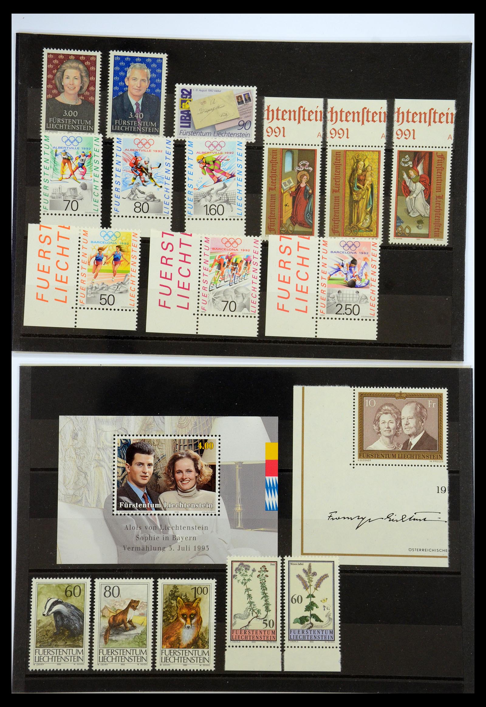 35586 271 - Postzegelverzameling 35586 Liechtenstein 1912-2021!