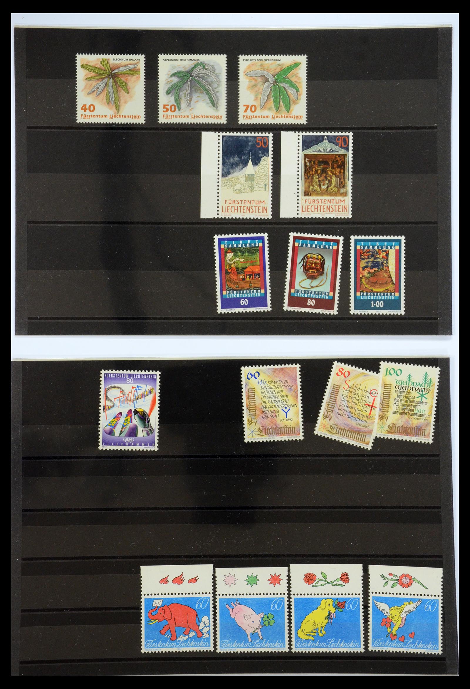 35586 272 - Postzegelverzameling 35586 Liechtenstein 1912-2021!