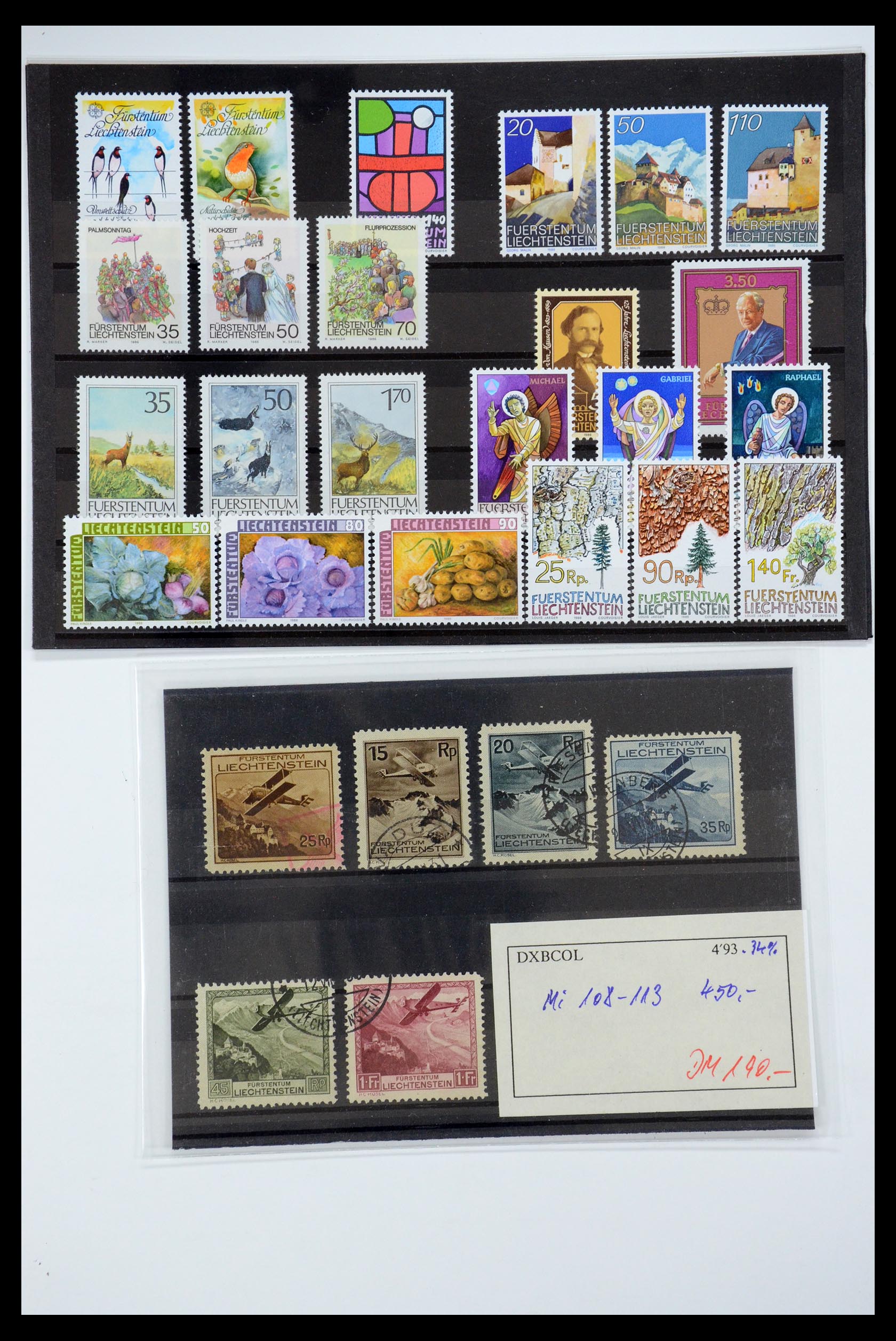 35586 275 - Postzegelverzameling 35586 Liechtenstein 1912-2021!