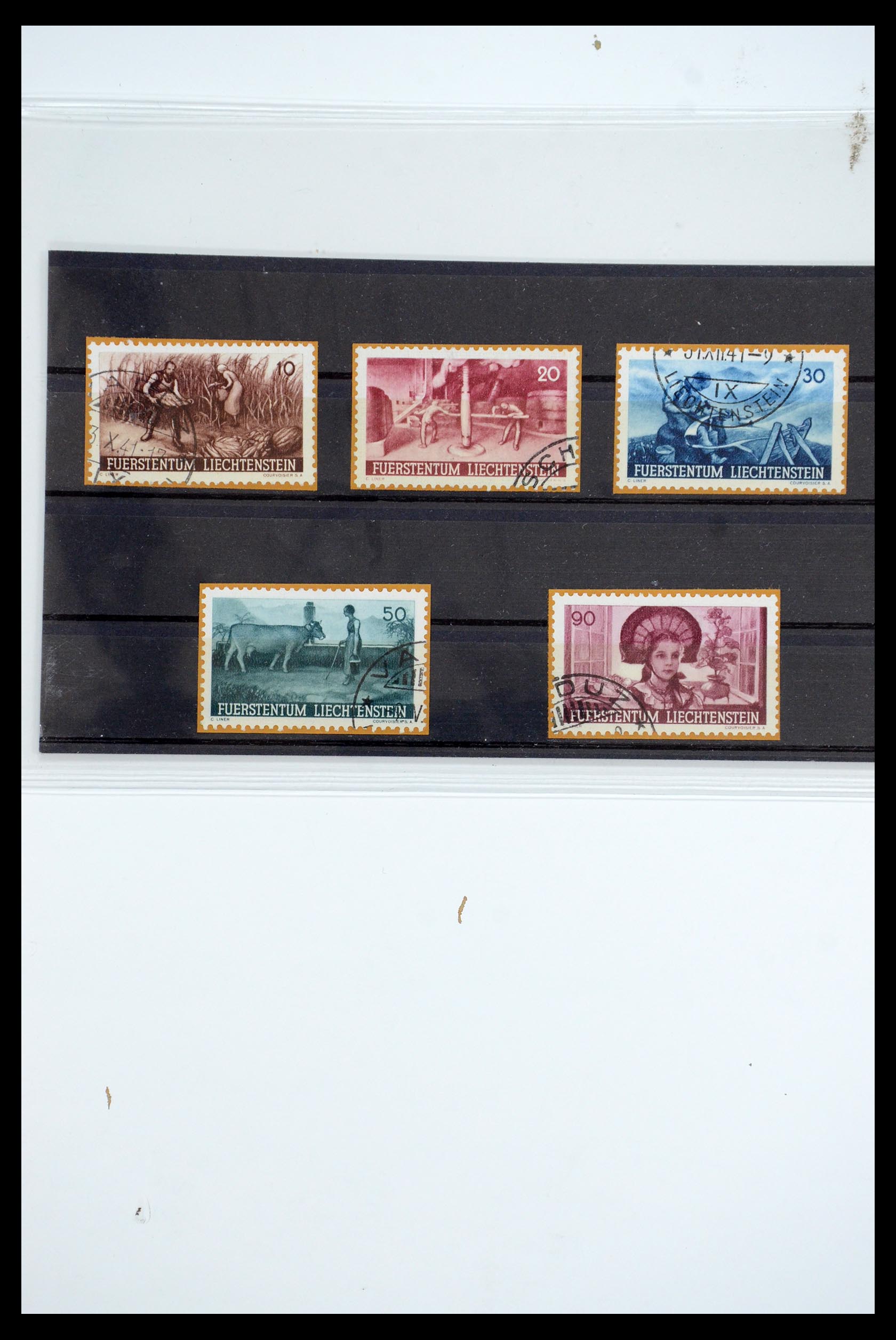 35586 276 - Stamp Collection 35586 Liechtenstein 1912-2021!