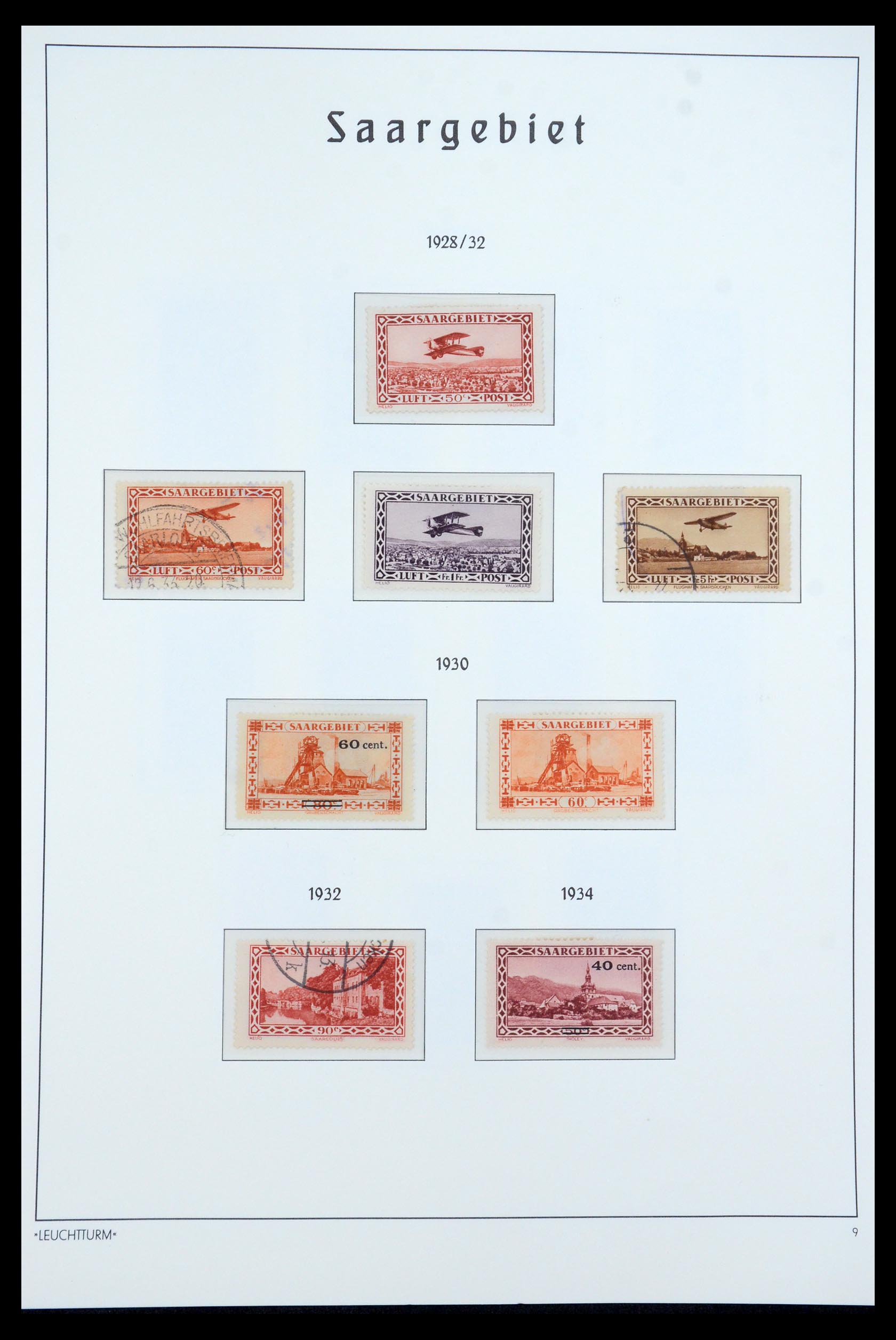 35590 009 - Stamp Collection 35590 Saar 1920-1959.