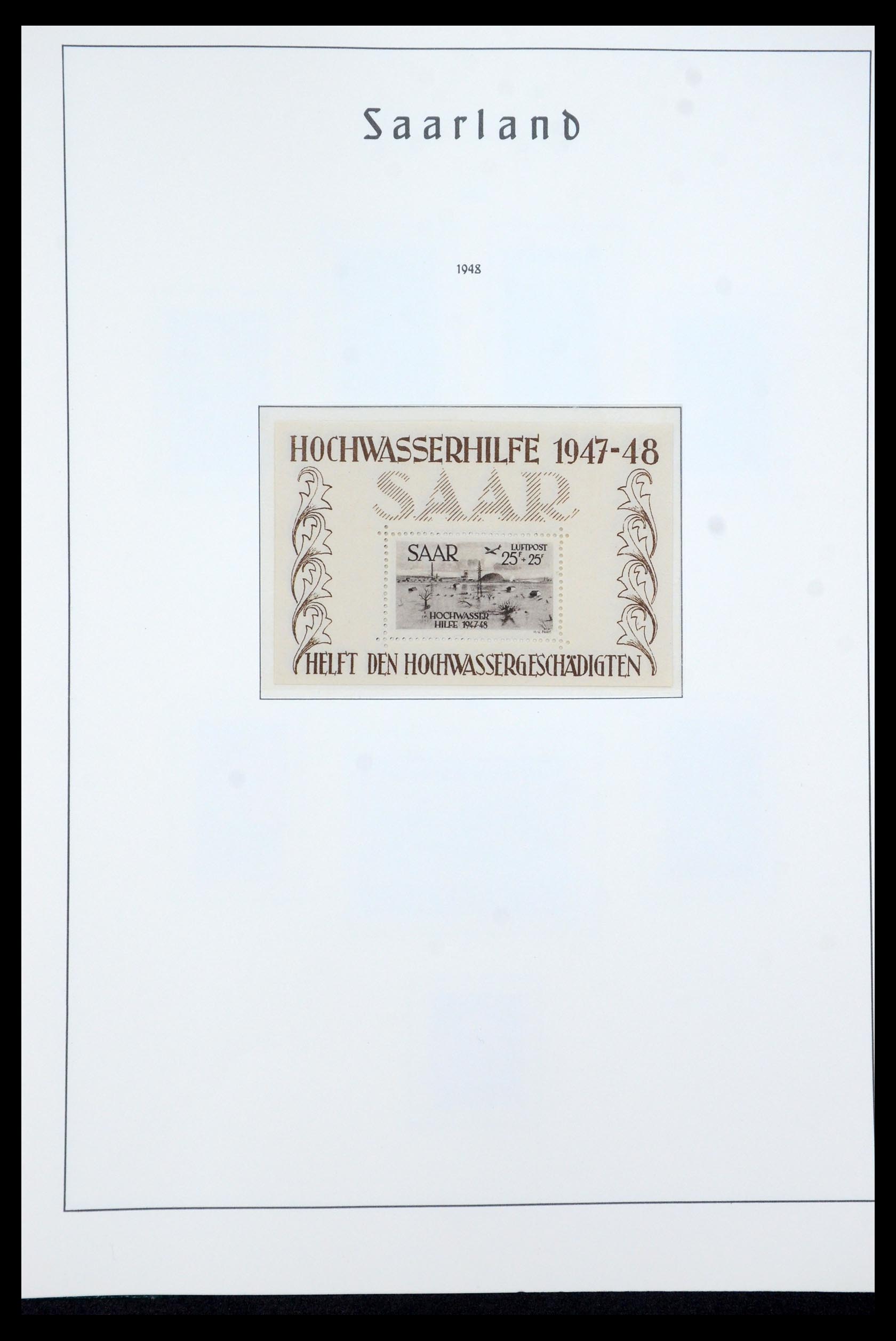 35590 023 - Postzegelverzameling 35590 Saar 1920-1959.