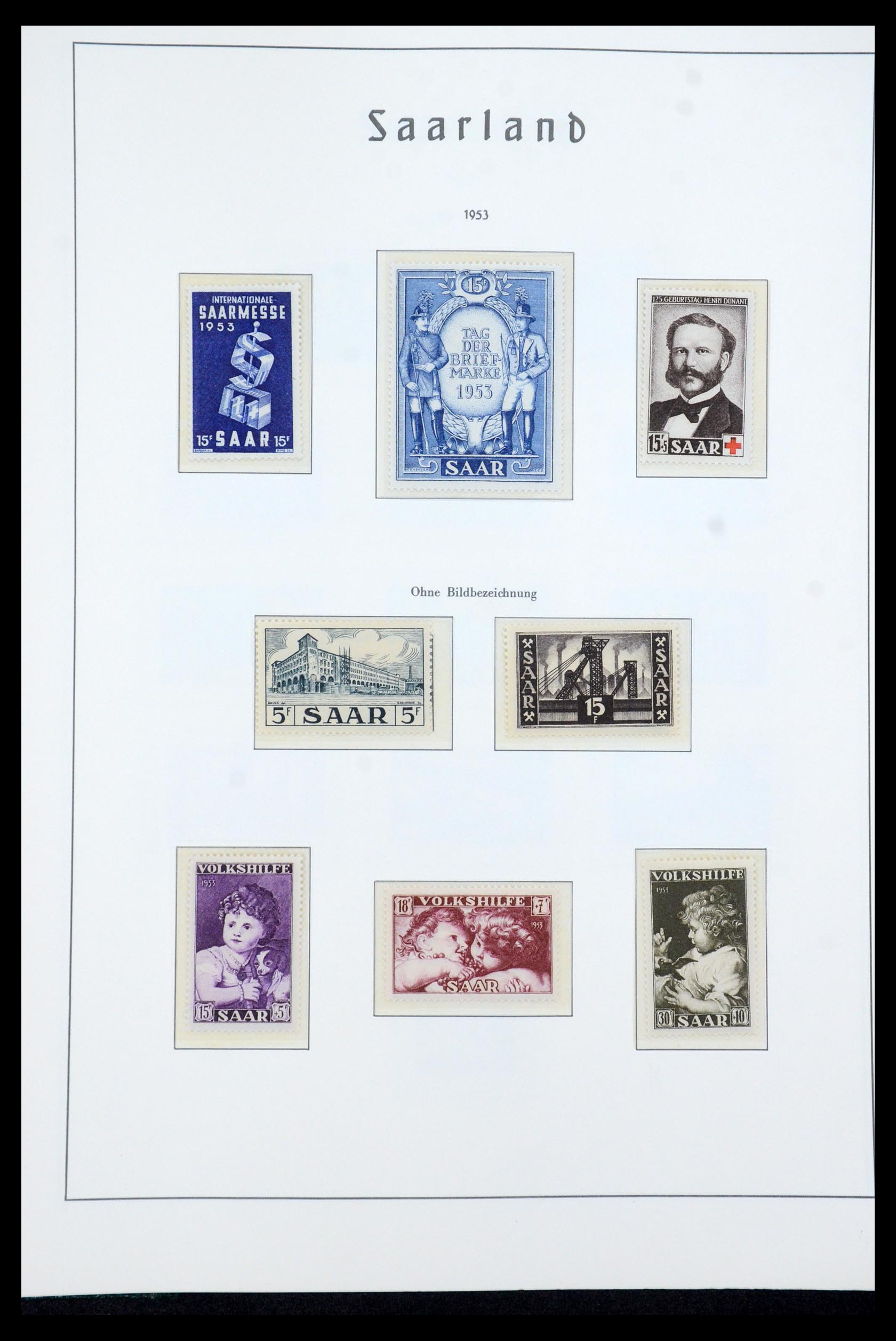 35590 029 - Postzegelverzameling 35590 Saar 1920-1959.