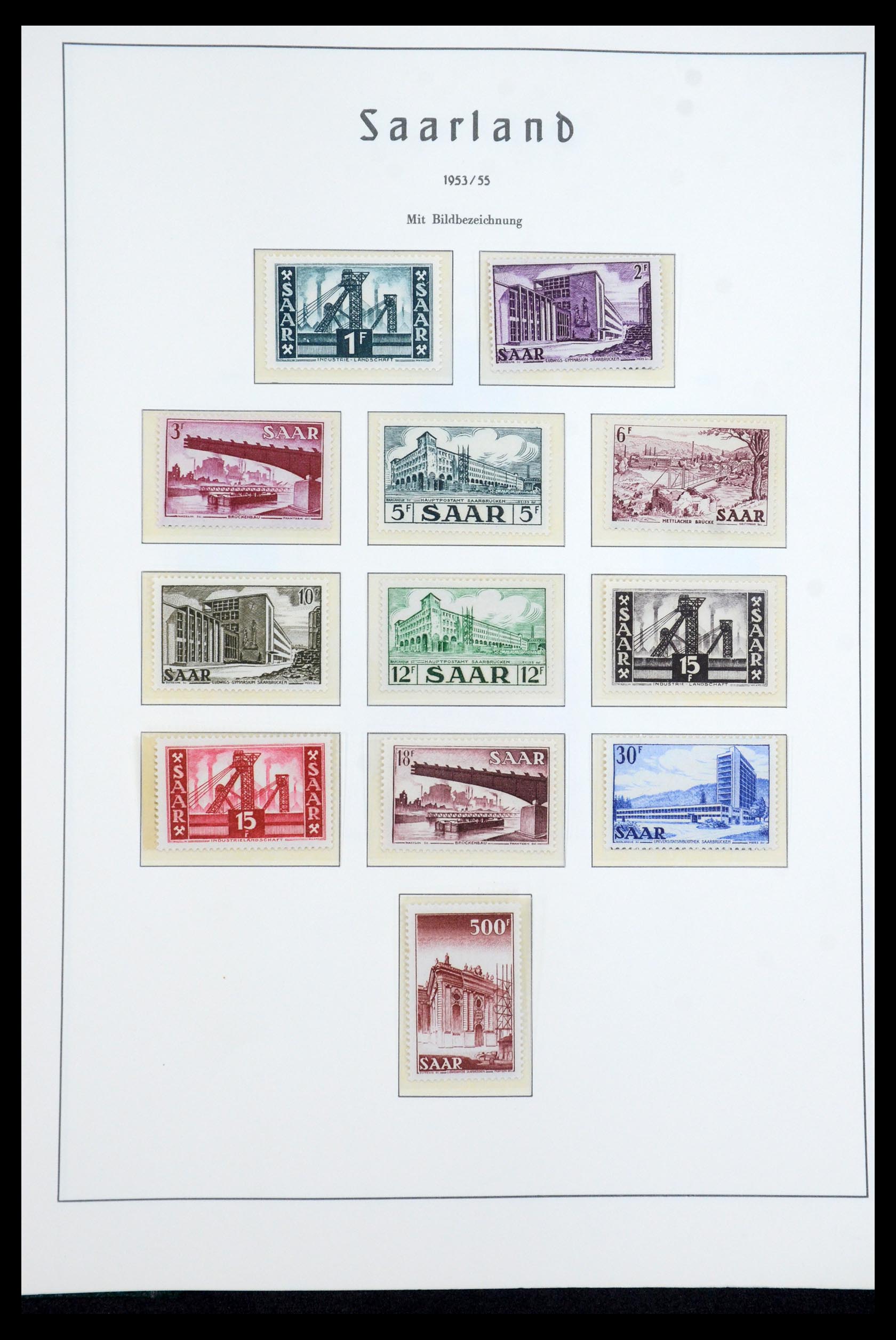 35590 030 - Postzegelverzameling 35590 Saar 1920-1959.