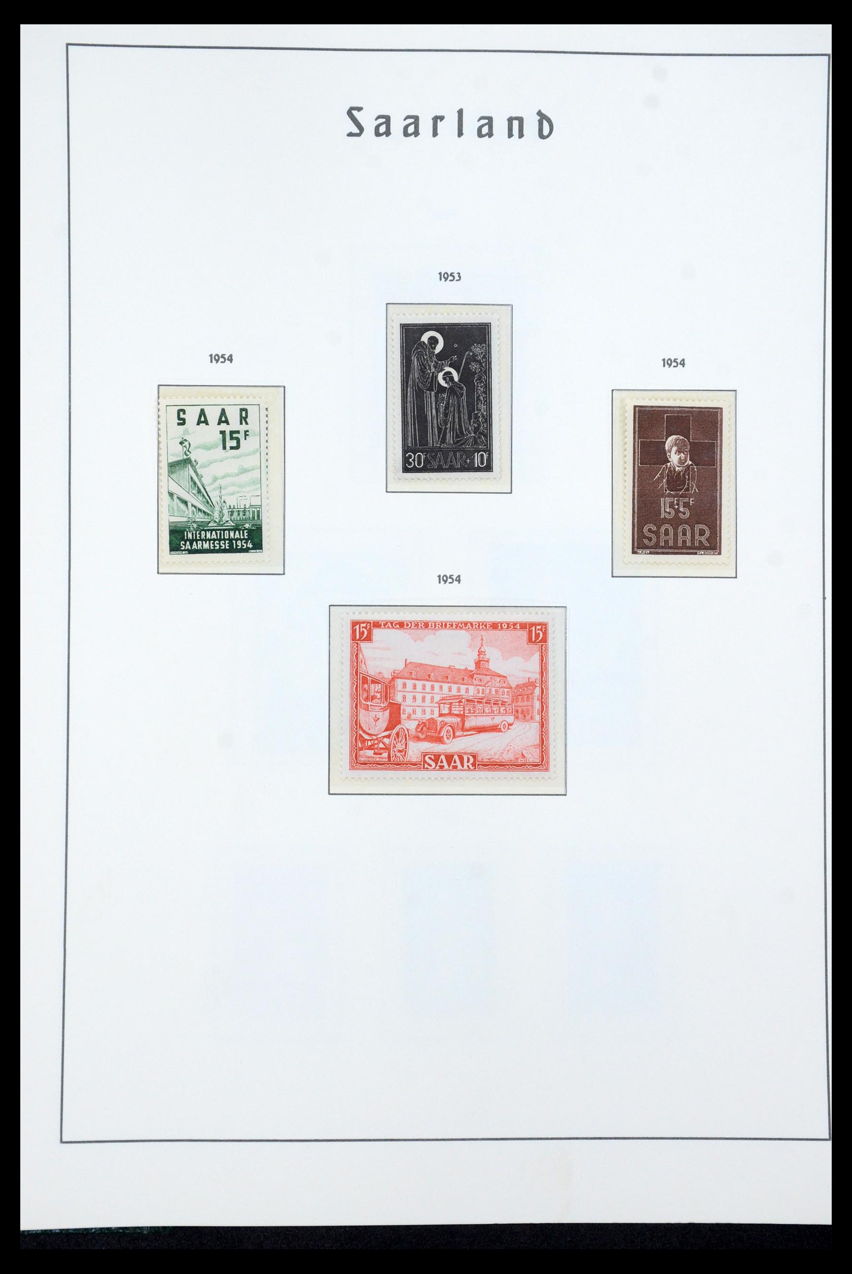 35590 031 - Postzegelverzameling 35590 Saar 1920-1959.