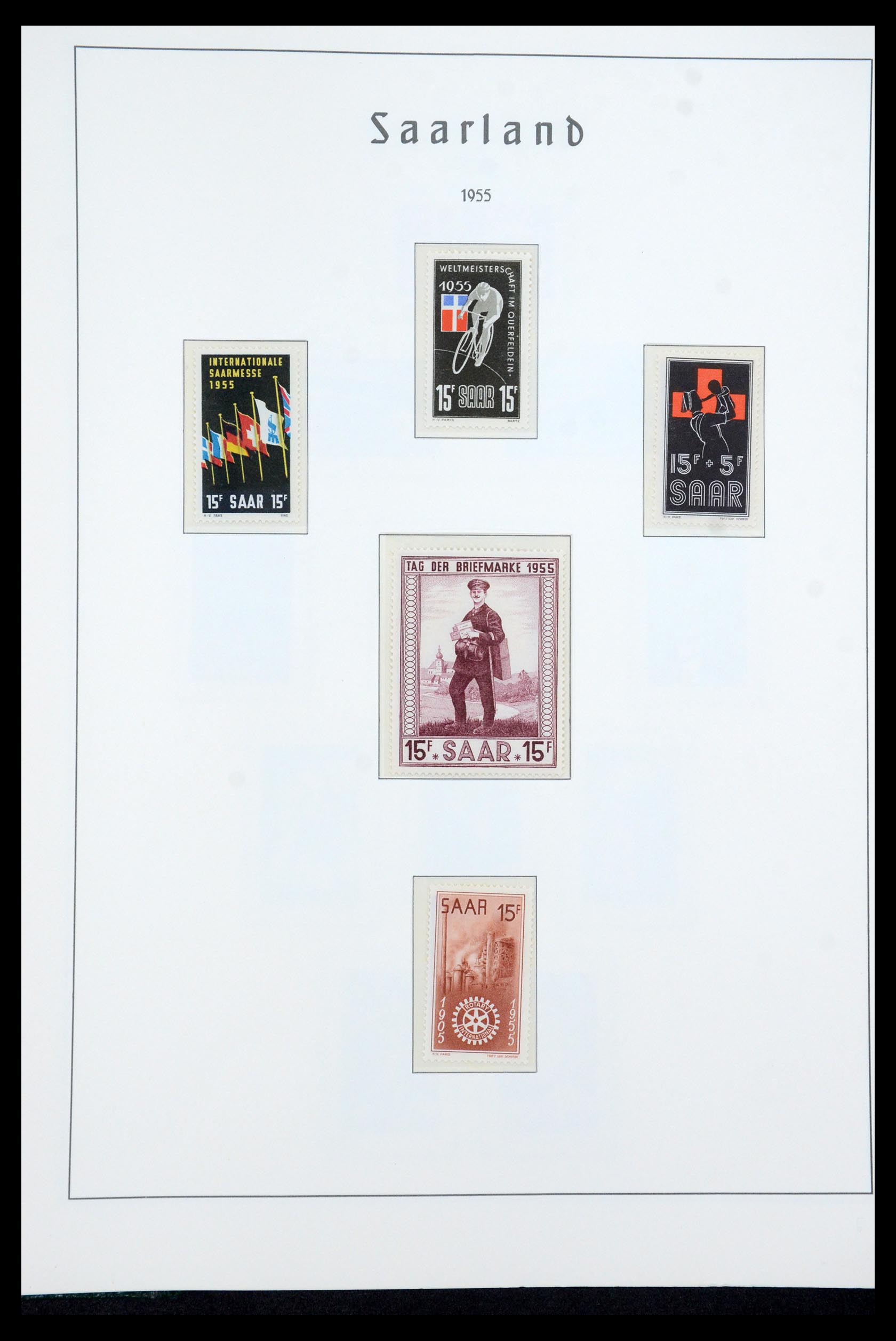 35590 033 - Postzegelverzameling 35590 Saar 1920-1959.