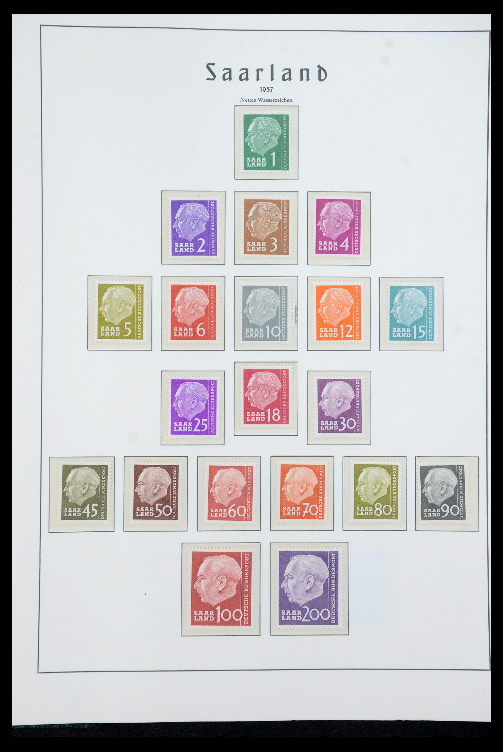 35590 036 - Postzegelverzameling 35590 Saar 1920-1959.