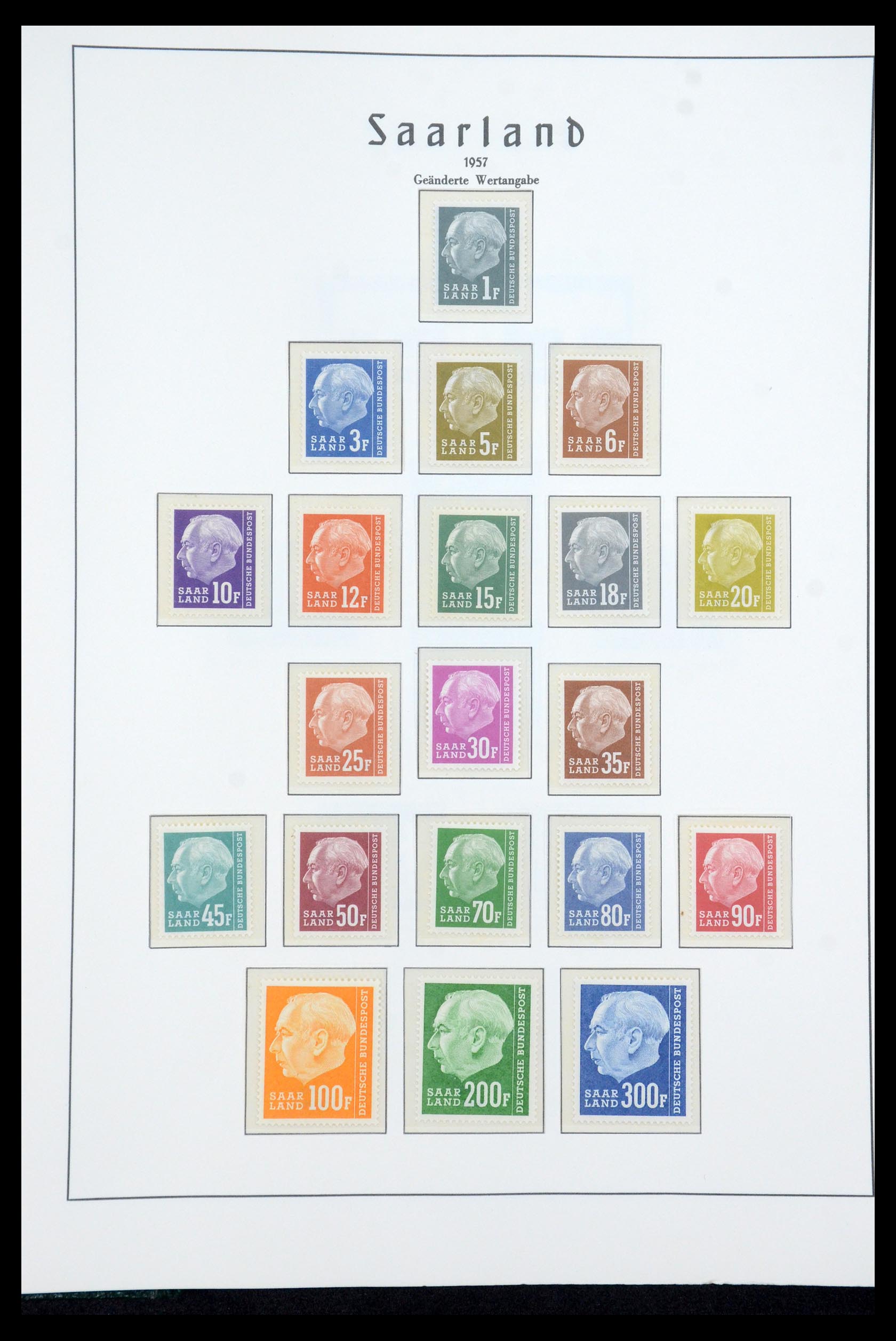 35590 037 - Postzegelverzameling 35590 Saar 1920-1959.