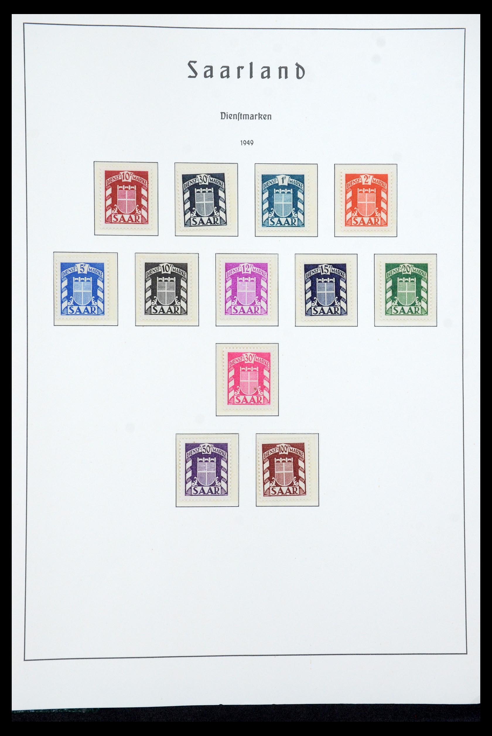 35590 041 - Postzegelverzameling 35590 Saar 1920-1959.