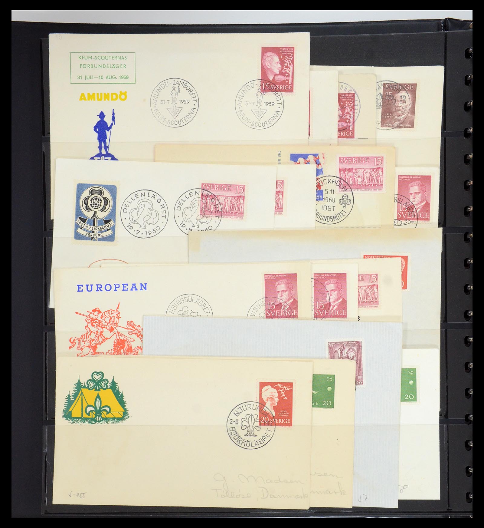 35591 007 - Postzegelverzameling 35591 Scouting 1920-2010.