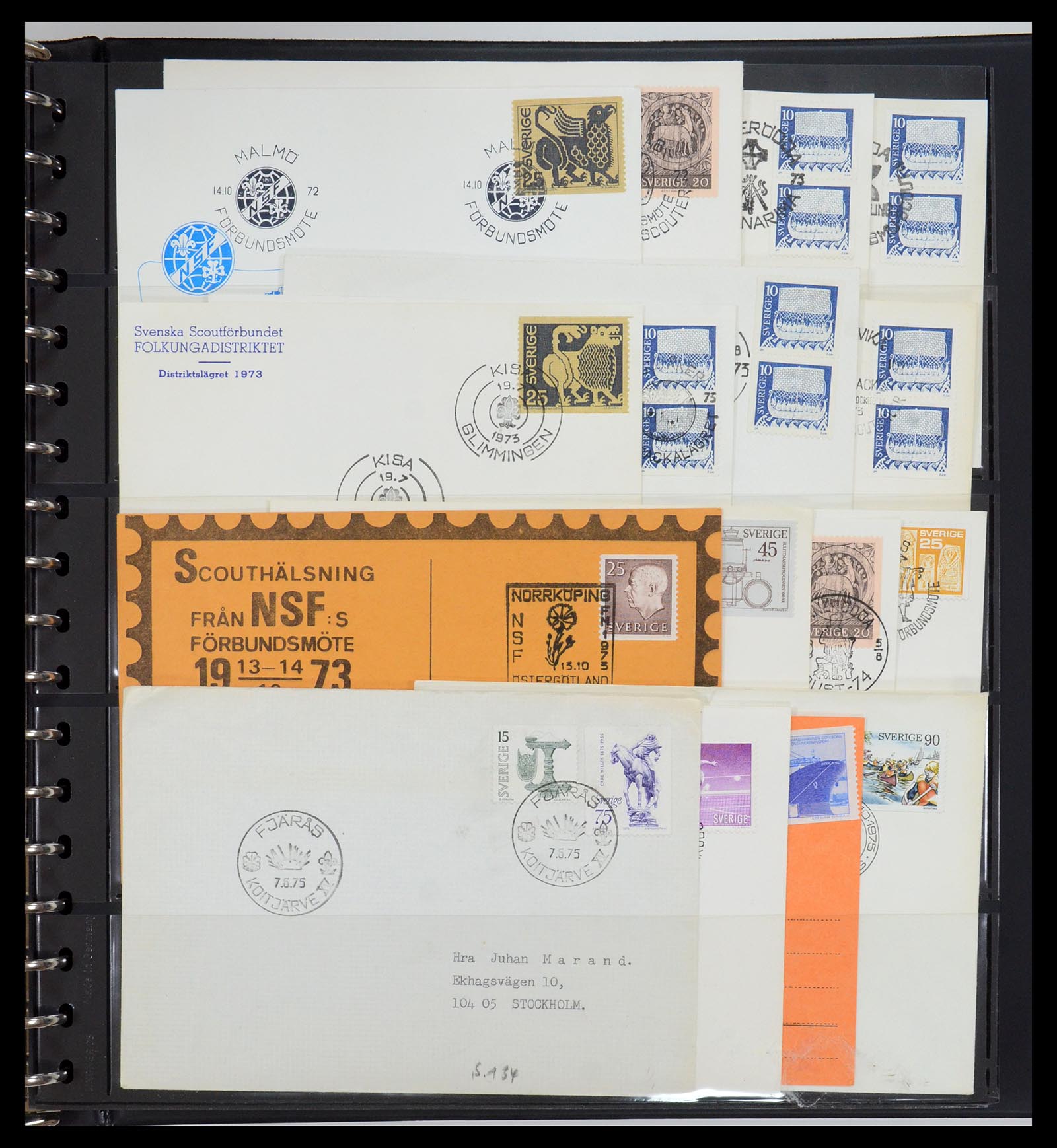 35591 012 - Postzegelverzameling 35591 Scouting 1920-2010.