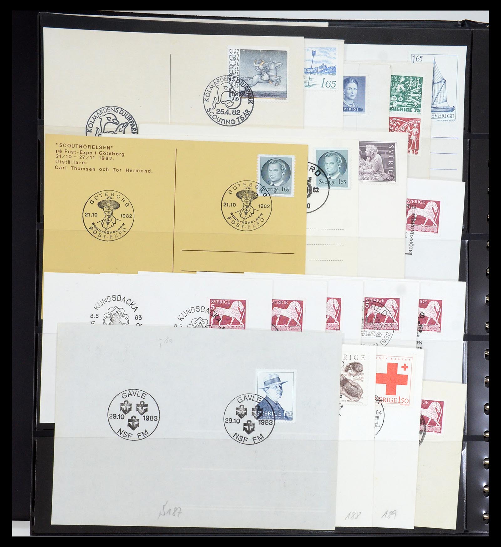 35591 015 - Postzegelverzameling 35591 Scouting 1920-2010.