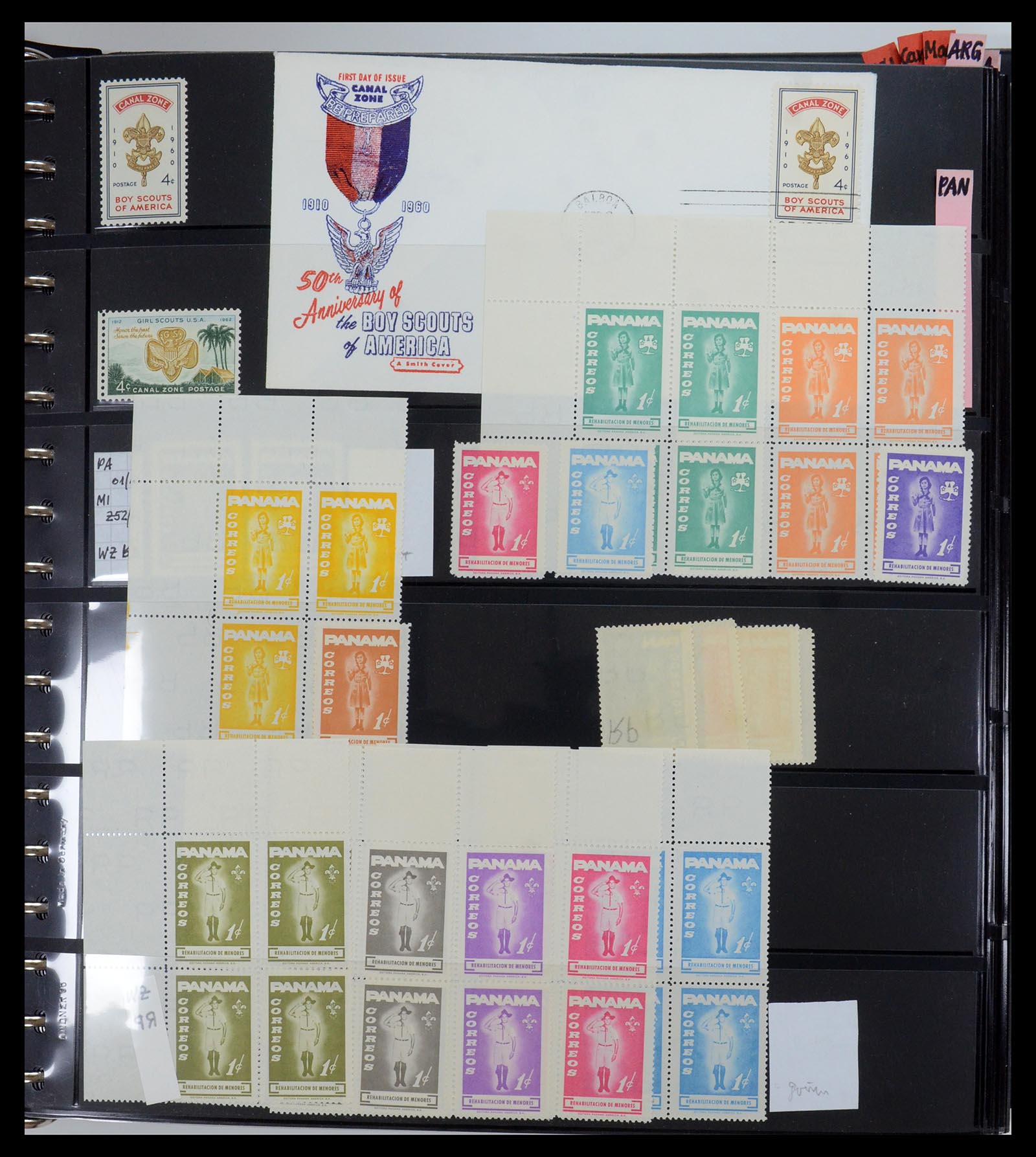 35591 021 - Postzegelverzameling 35591 Scouting 1920-2010.