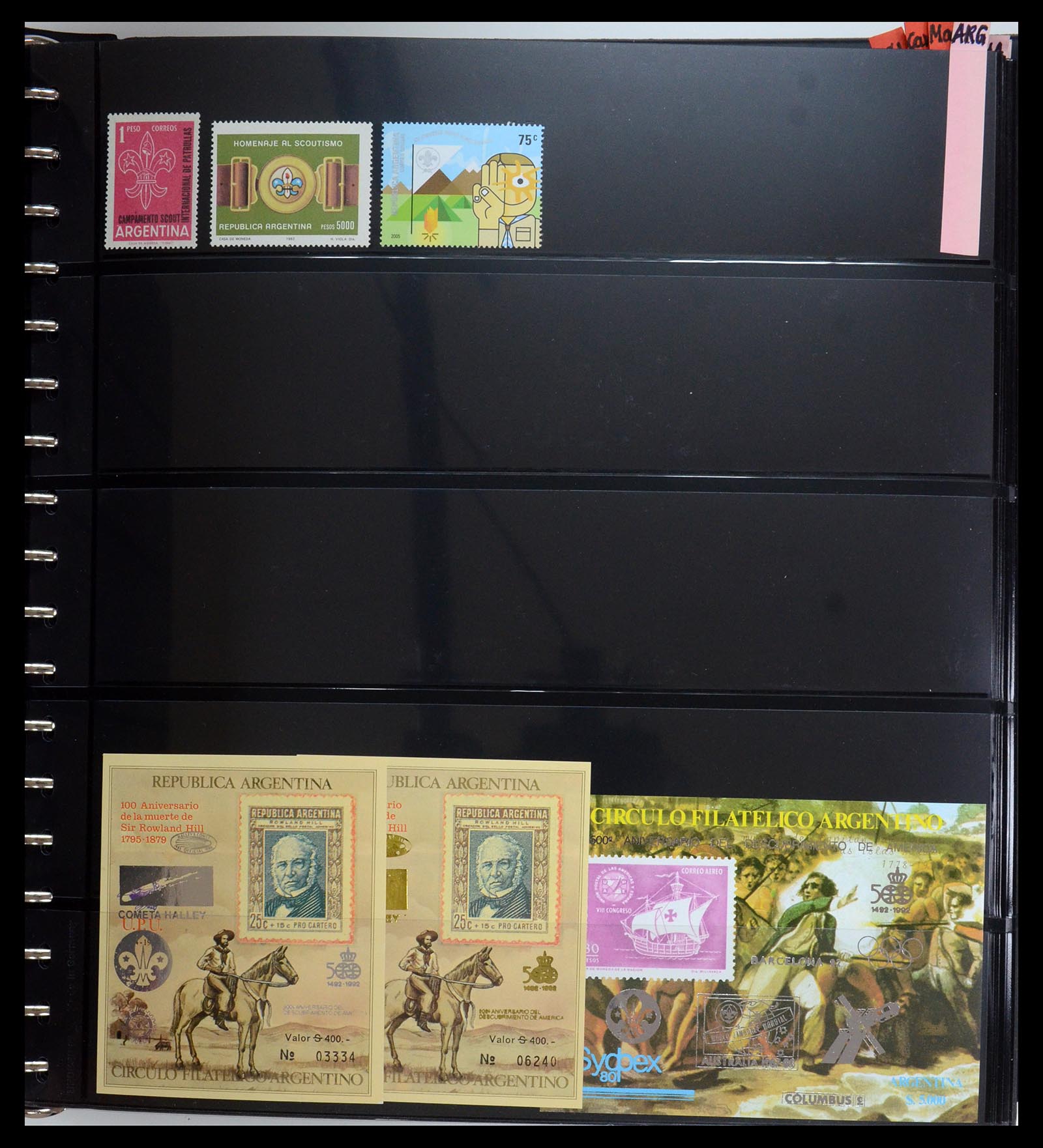 35591 023 - Postzegelverzameling 35591 Scouting 1920-2010.