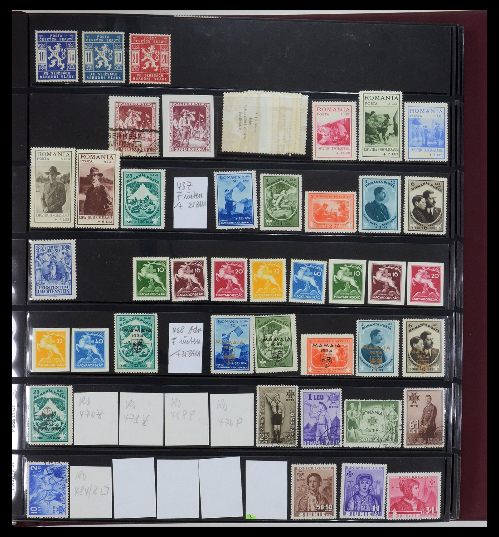 35591 063 - Postzegelverzameling 35591 Scouting 1920-2010.