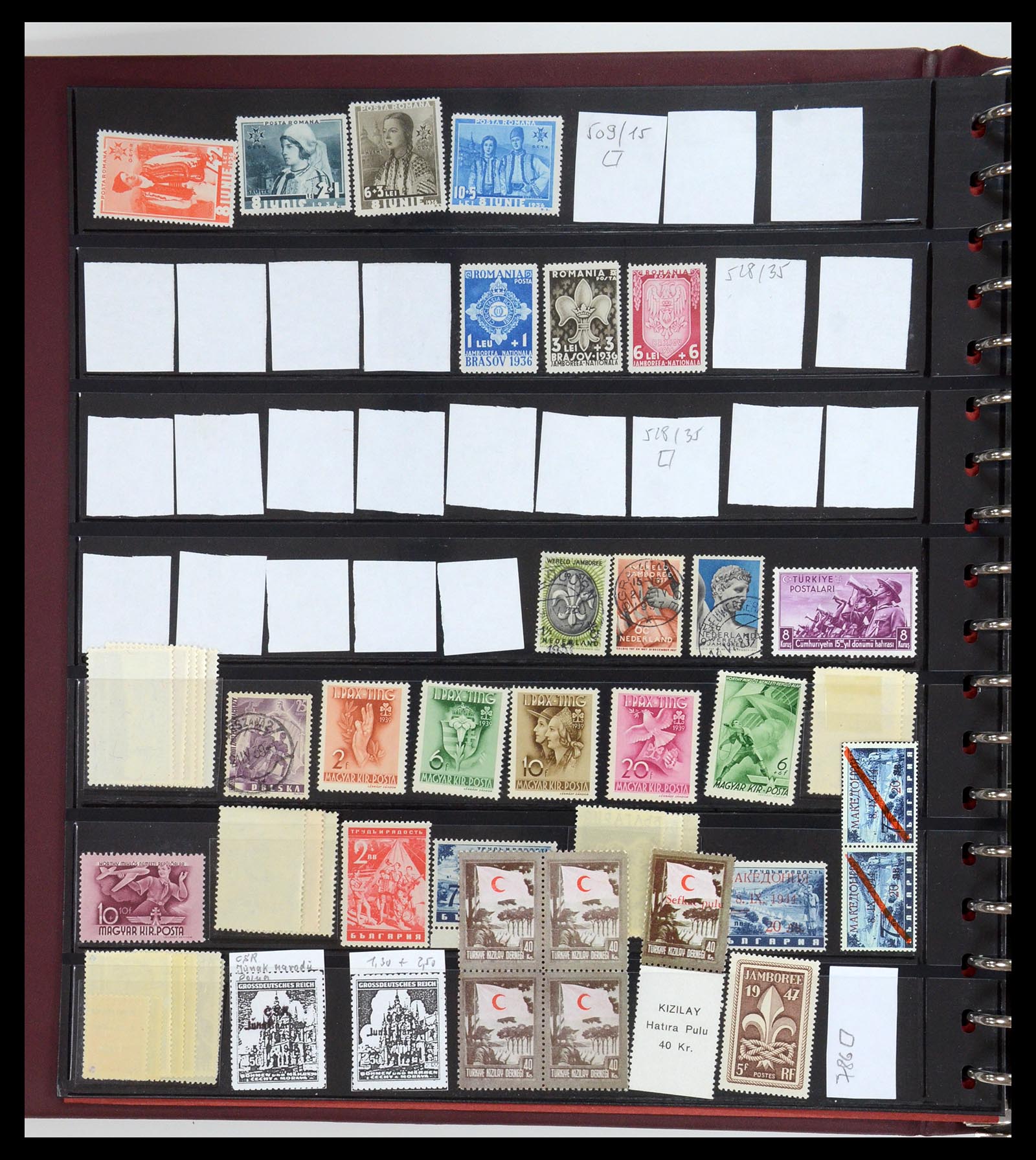 35591 064 - Postzegelverzameling 35591 Scouting 1920-2010.