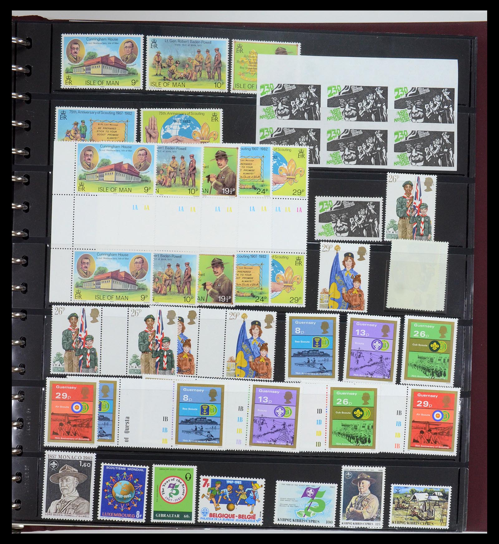 35591 067 - Postzegelverzameling 35591 Scouting 1920-2010.