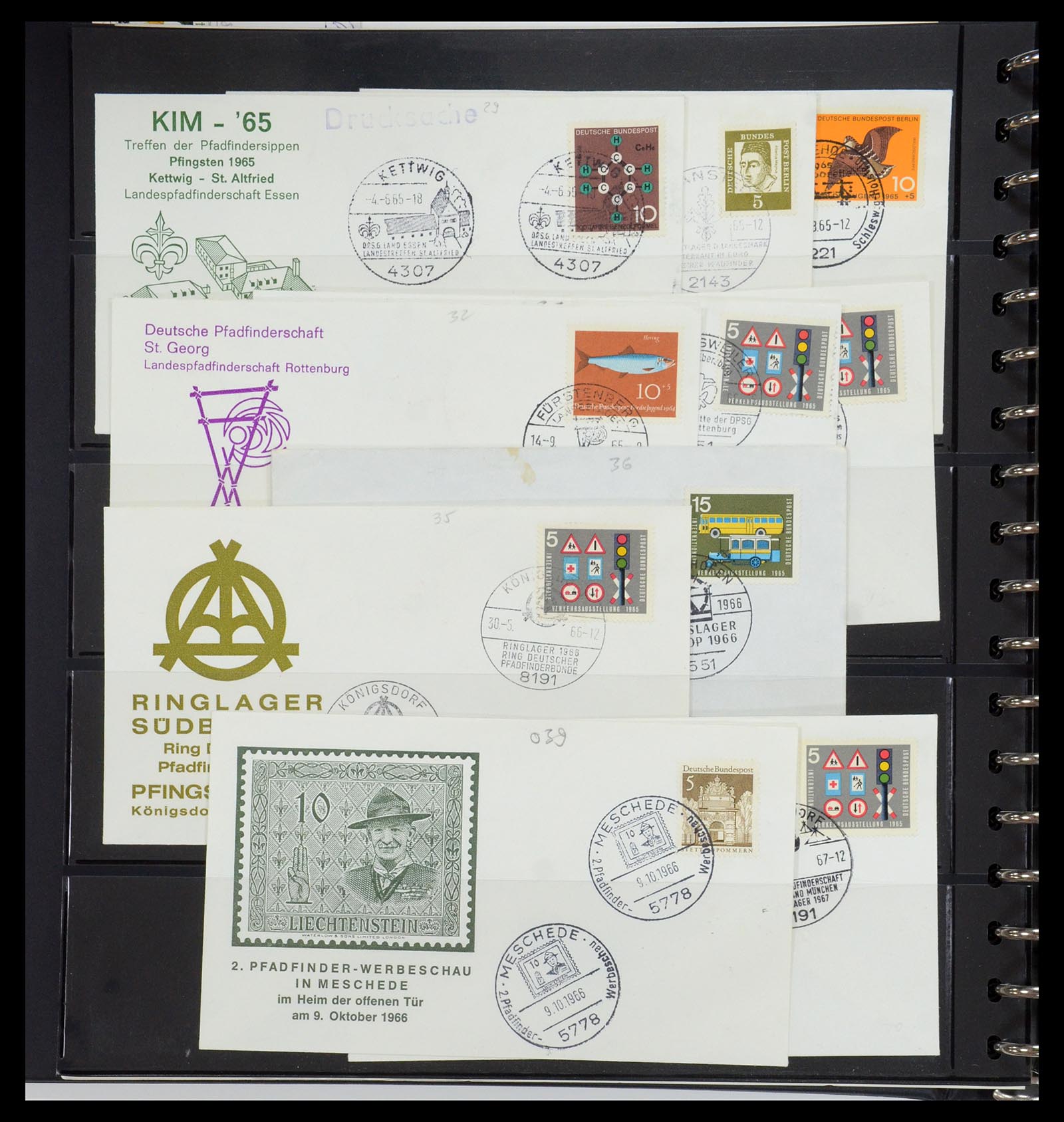 35591 104 - Stamp Collection 35591 Scouting 1920-2010.
