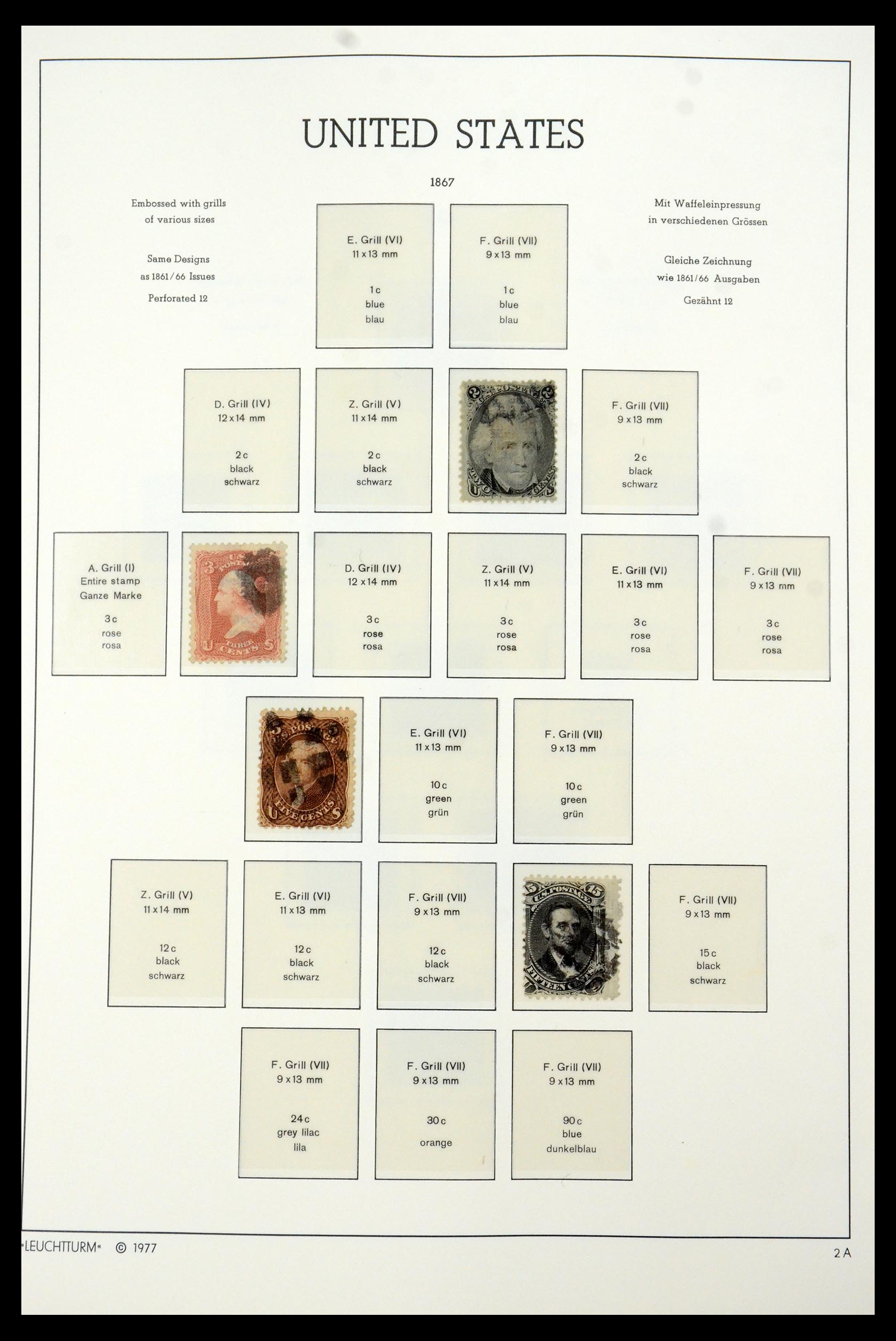 35592 004 - Postzegelverzameling 35592 USA 1851-1985.