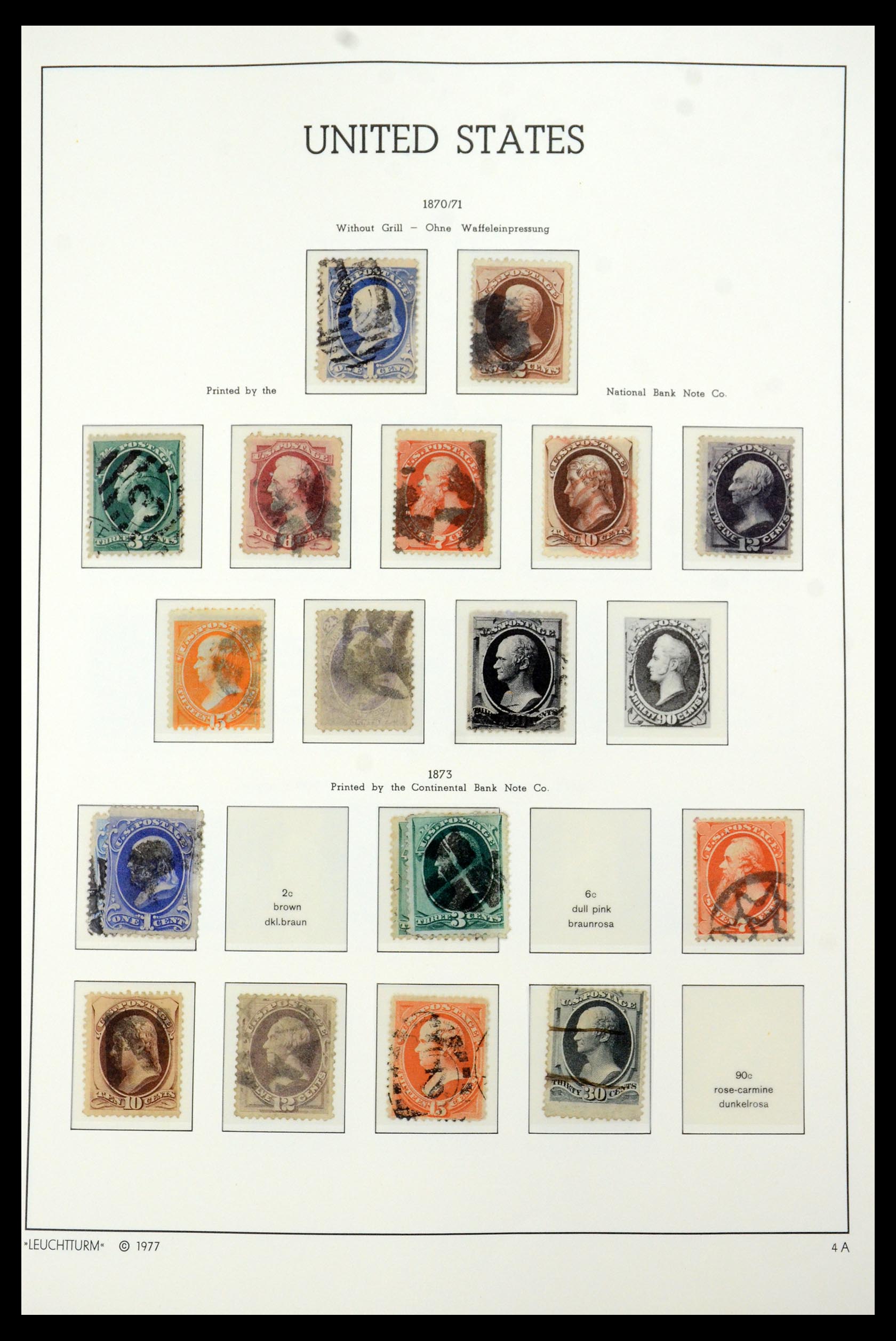 35592 007 - Postzegelverzameling 35592 USA 1851-1985.