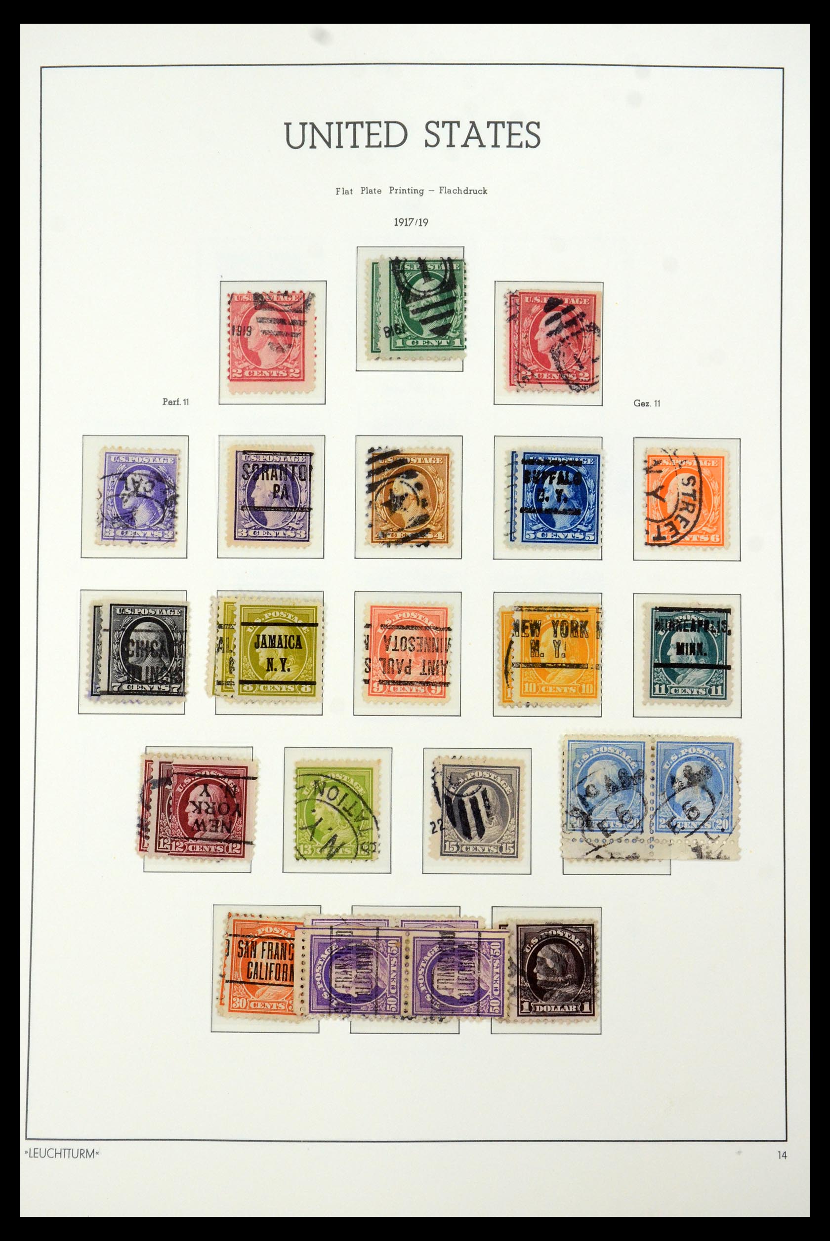 35592 017 - Postzegelverzameling 35592 USA 1851-1985.