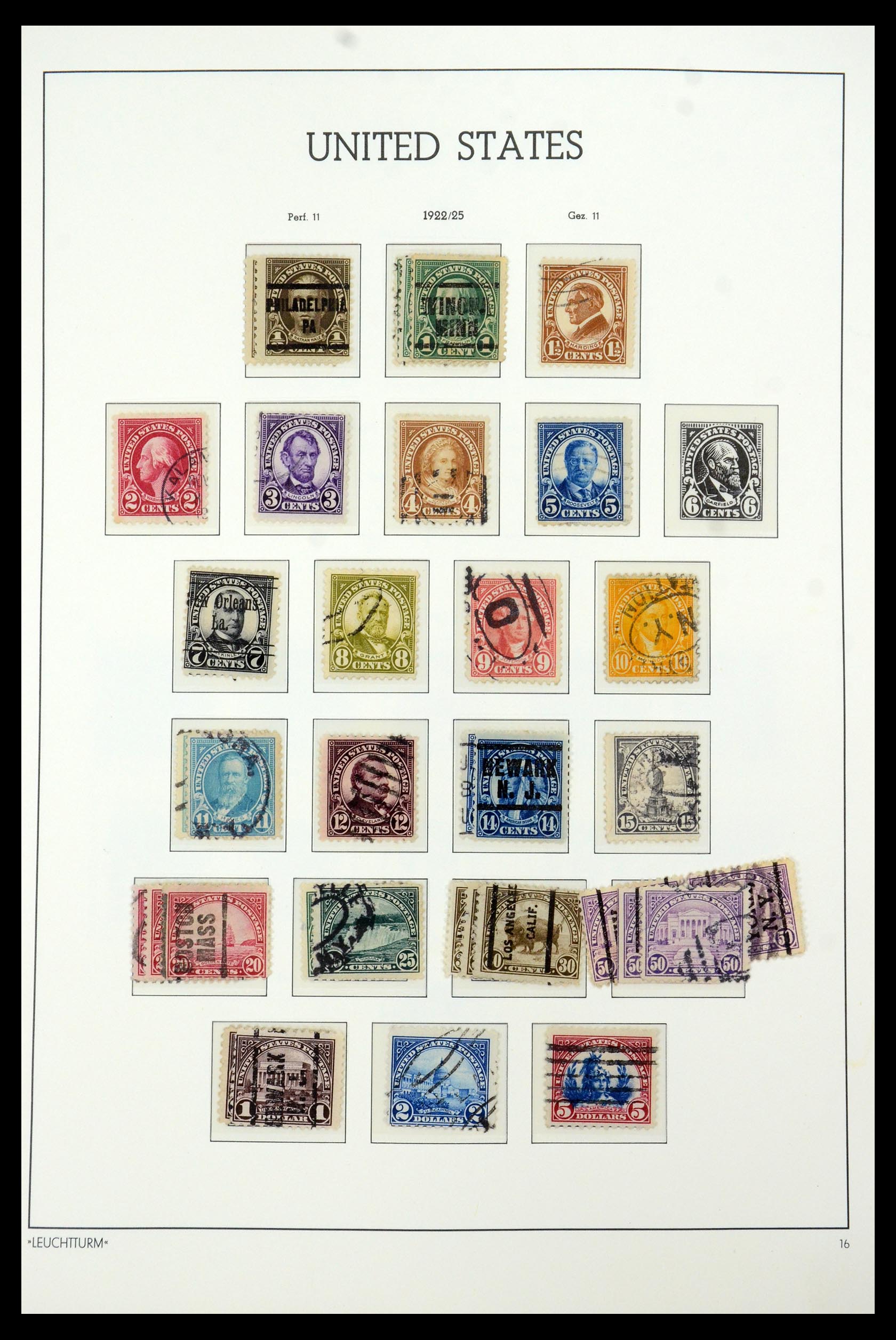 35592 020 - Postzegelverzameling 35592 USA 1851-1985.