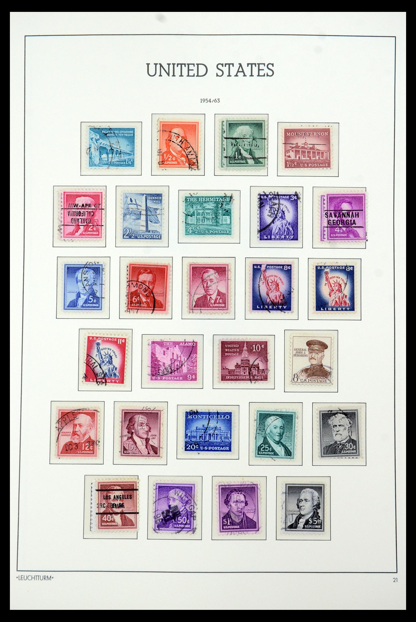 35592 025 - Postzegelverzameling 35592 USA 1851-1985.