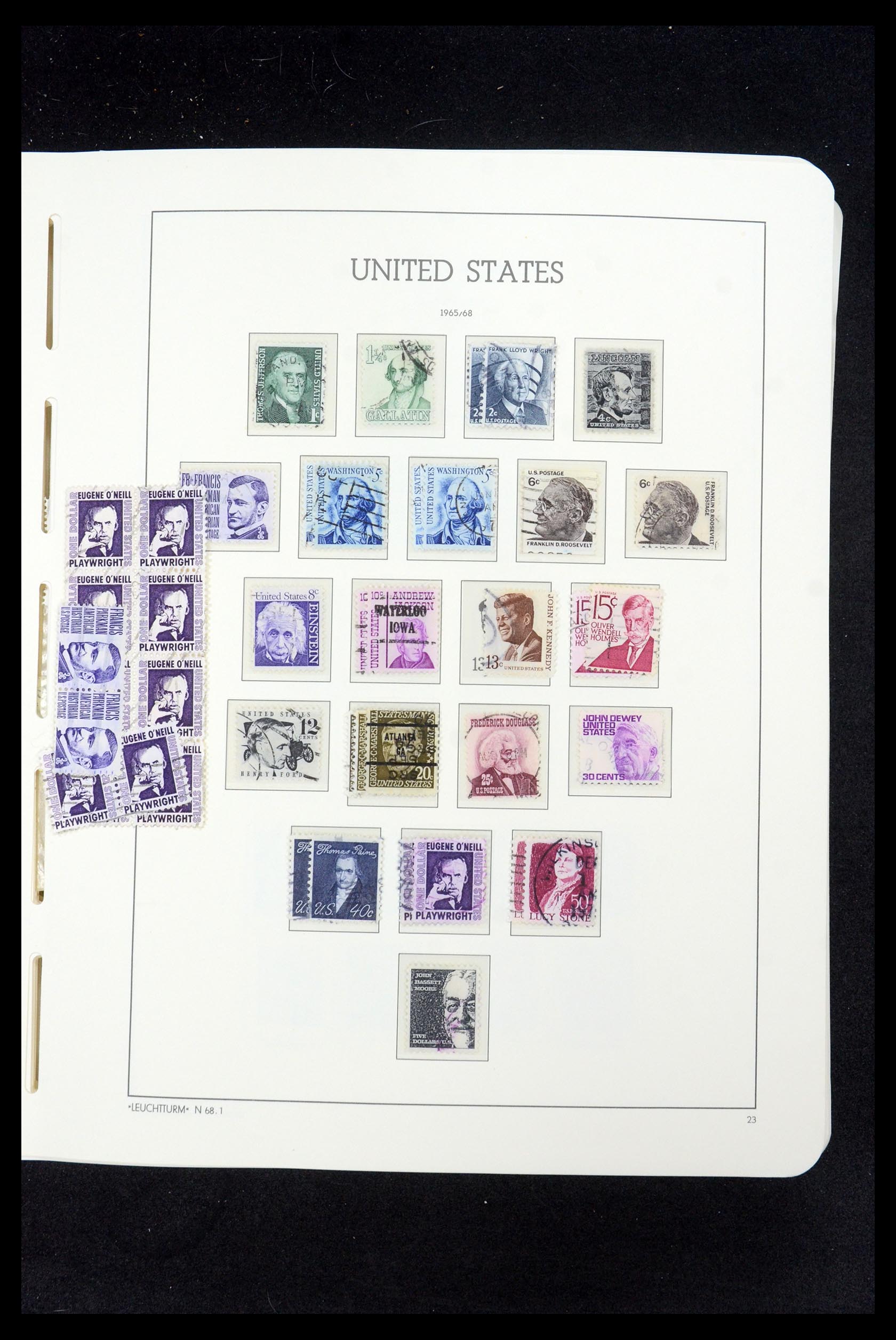 35592 028 - Postzegelverzameling 35592 USA 1851-1985.